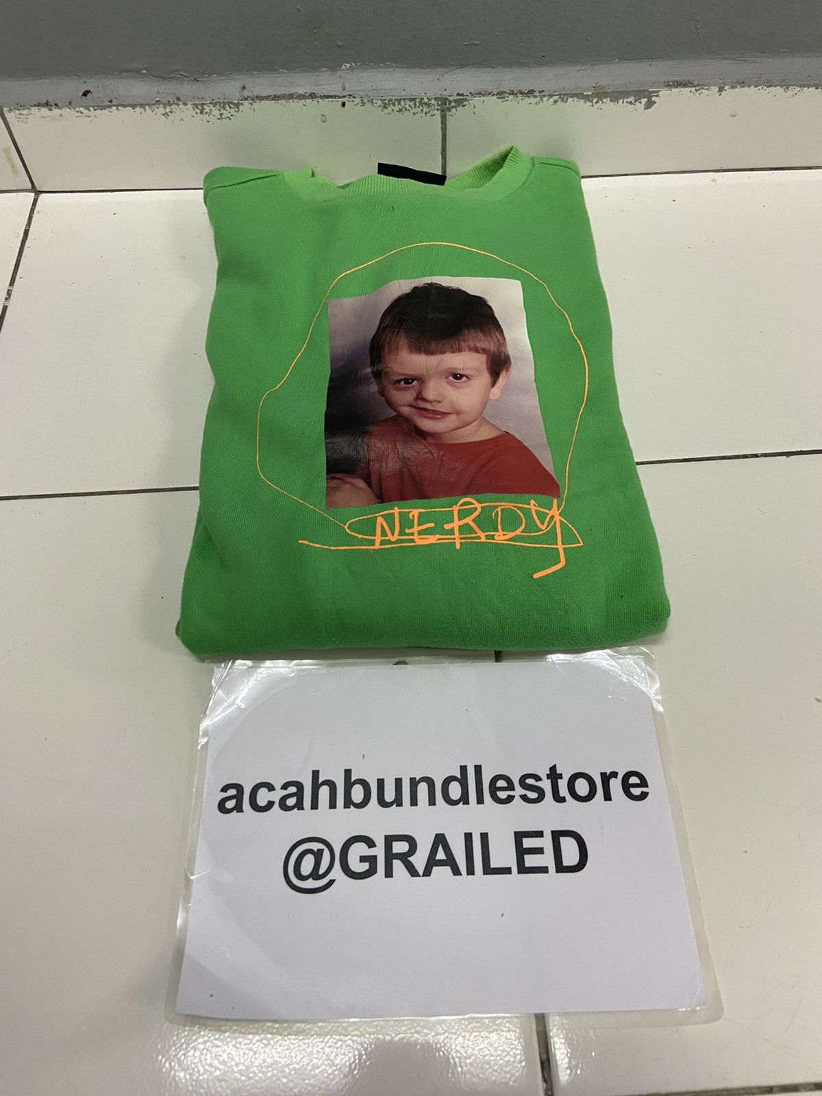 Japanese Brand NERDY STREETWEAR GREEN SWEATSHIRT Size US M / EU 48-50 / 2 - 19 Thumbnail