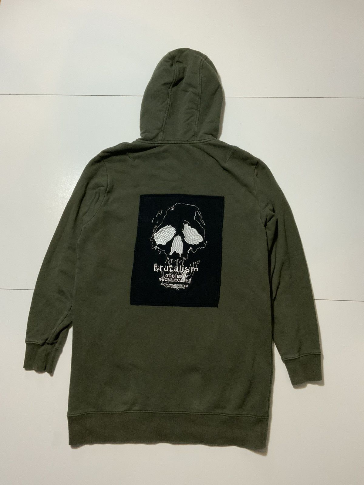 5cm 5CM Brutalism Architect Your Future Skull Japan Patch Hoodie Size US L / EU 52-54 / 3 - 1 Thumbnail