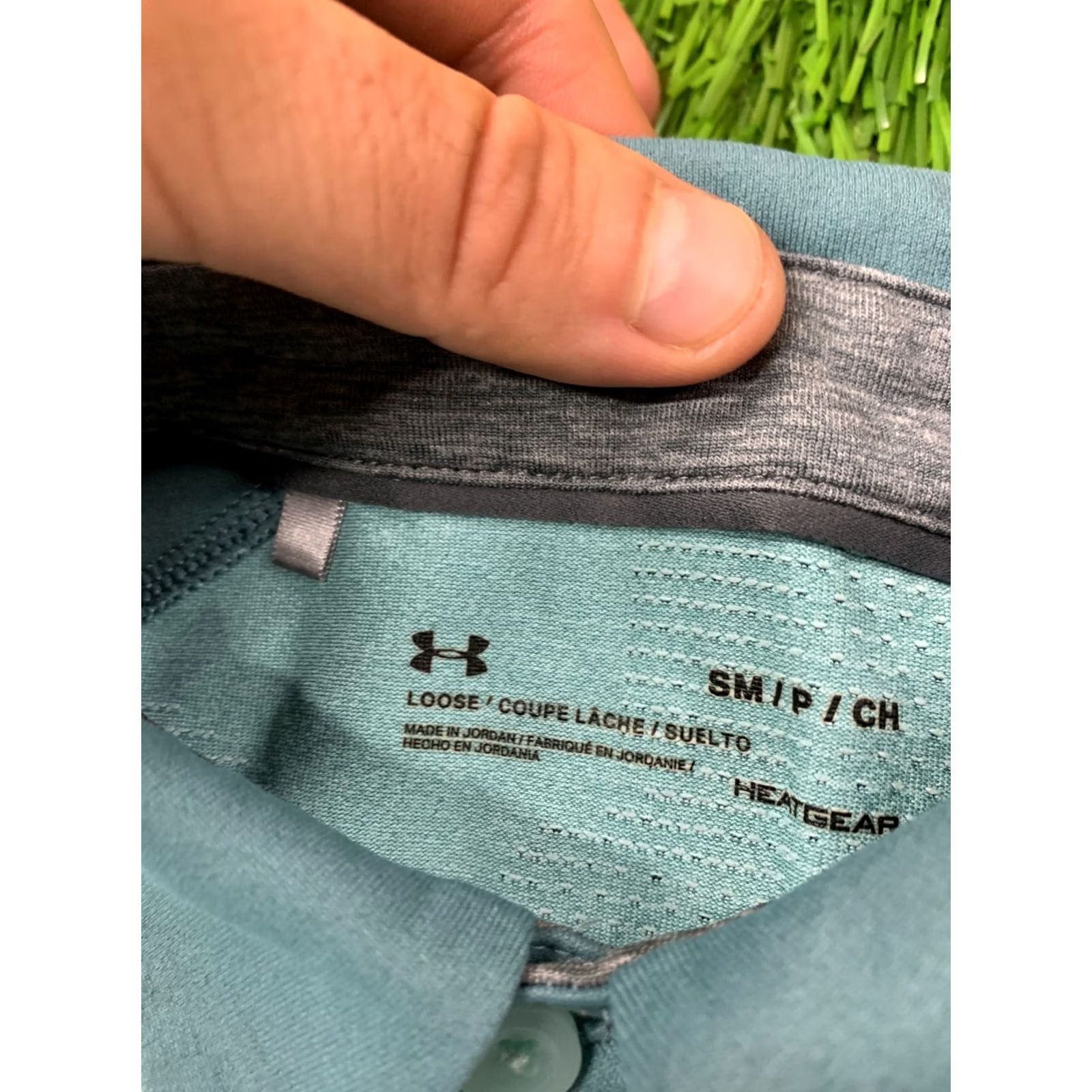Under Armour UNDER ARMOUR HEATGEAR Polo Shirt Men Small S 2019 Mint and Green Solid Short Sleeve Baselines 100% Polyester Size US S / EU 44-46 / 1 - 5 Thumbnail