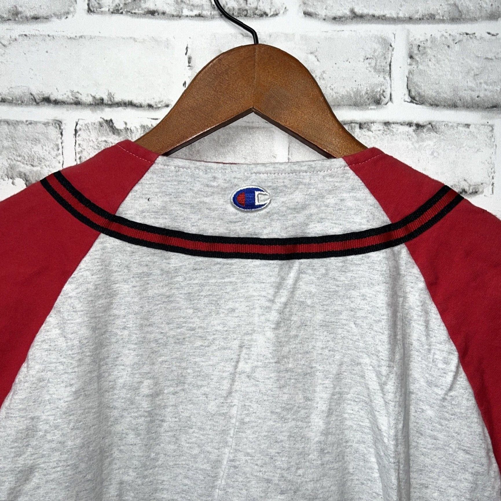 Champion VINTAGE Champion Las Vegas USA Red Baseball Jersey Shirt Mens M 21” Pit To Pit Size US M / EU 48-50 / 2 - 4 Thumbnail