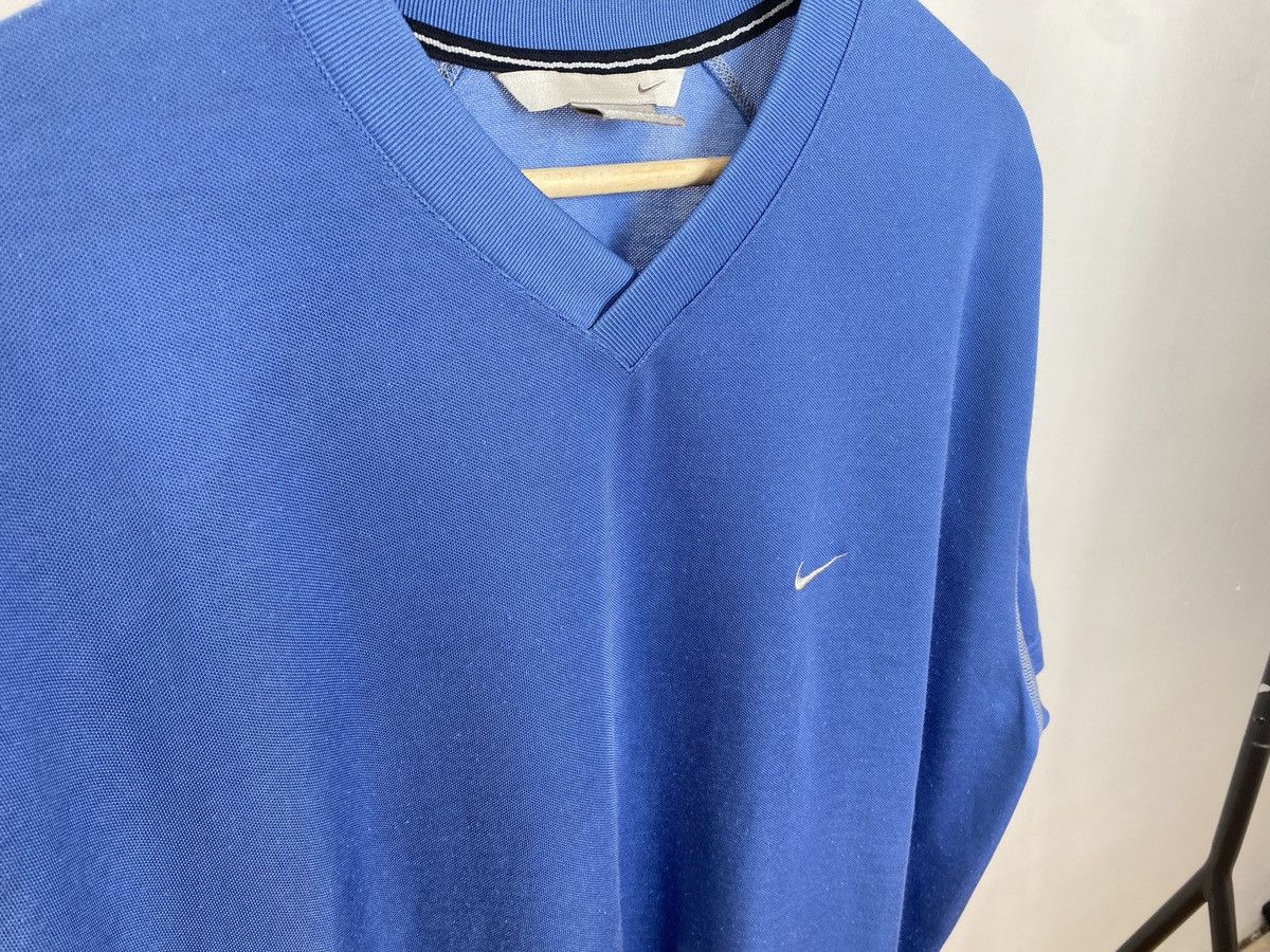 Nike Nike Jersey T-Shirt Embroidered Logo Vintage Blue Blockcore Size US XL / EU 56 / 4 - 7 Thumbnail