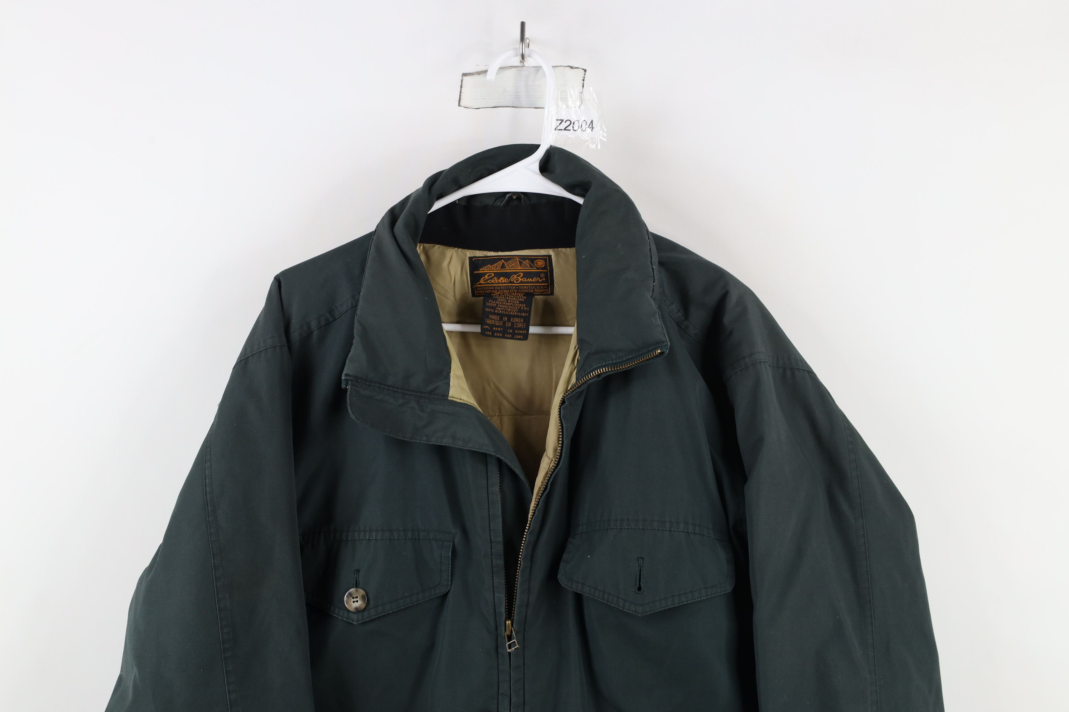 Eddie Bauer × Vintage Vintage 90s Eddie Bauer Duck Down Puffer Jacket Green Size US S / EU 44-46 / 1 - 2 Thumbnail