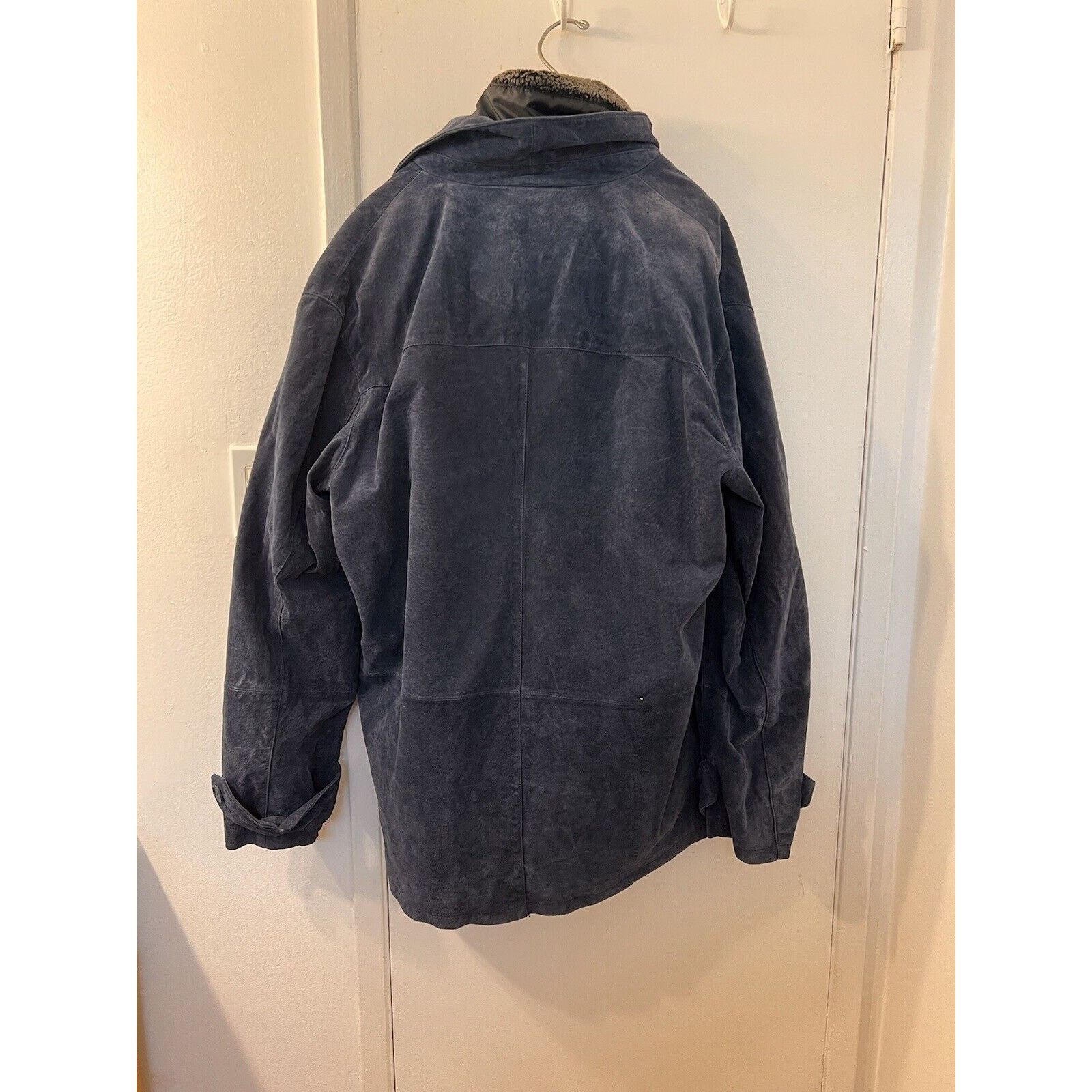 Other HBO Max Series Blue Suede Fleece Lined Coat Mens Size 2XL Size US XXL / EU 58 / 5 - 2 Thumbnail