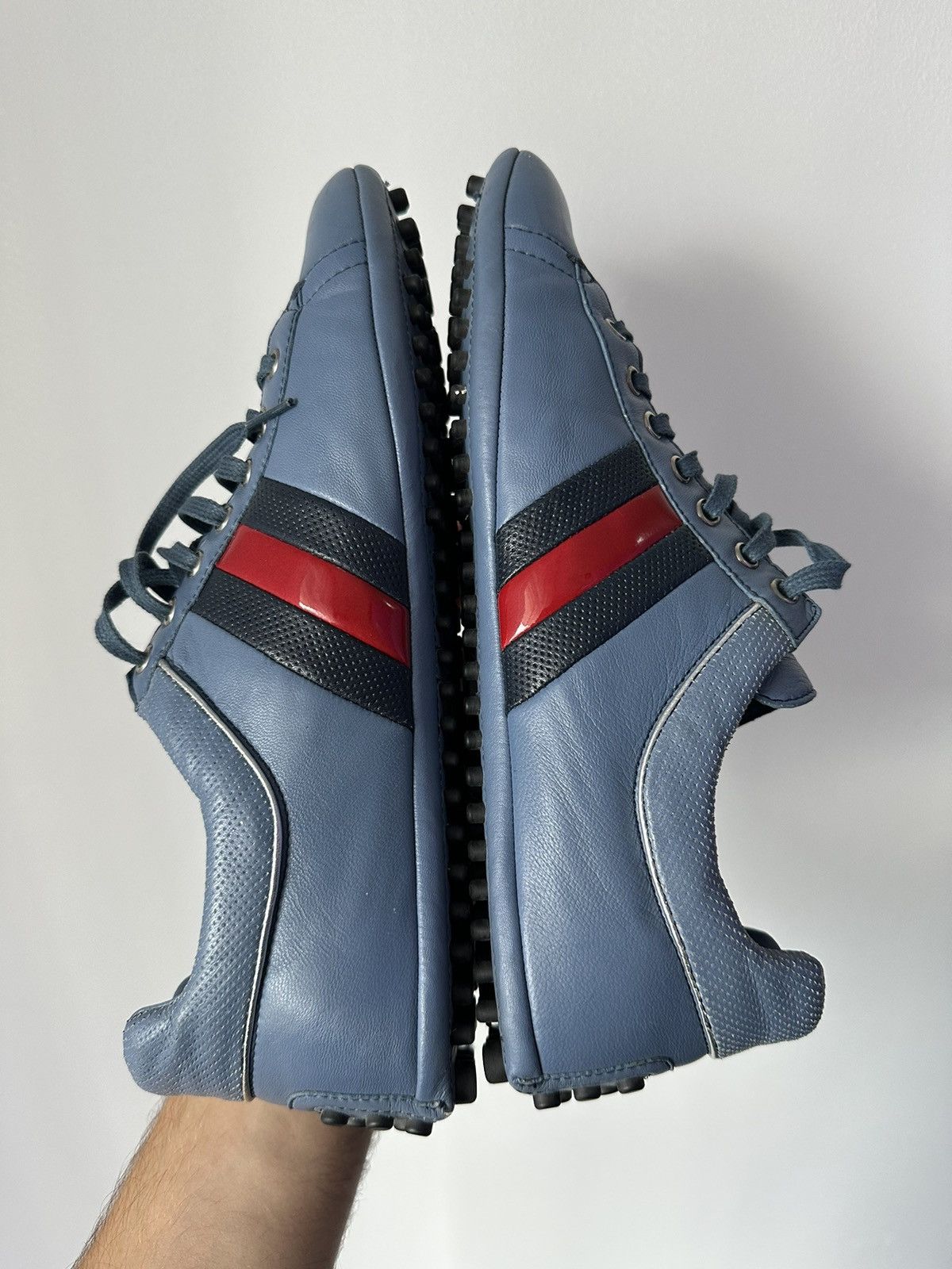 Gucci GUCCI Driver lace up leather sneakers Europe Exclusive Size US 11 / EU 44 - 2 Thumbnail