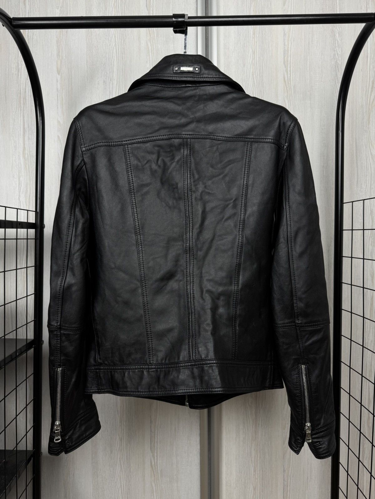 Dolce & Gabbana 2000s Dolce & Gabbana Multipocket Black Leather Jacket Size US L / EU 52-54 / 3 - 12 Thumbnail