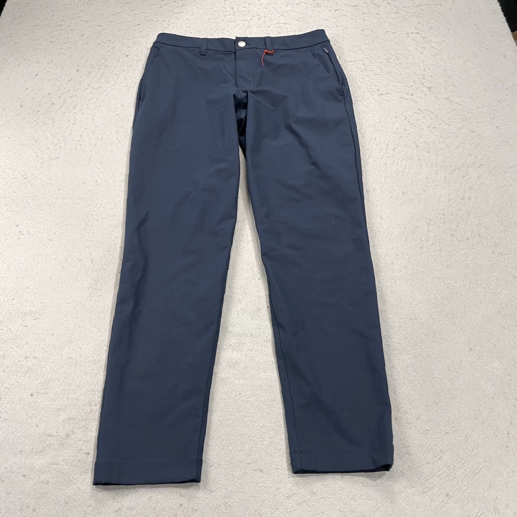 Lululemon Lululemon ABC Pants Mens 30x29 Blue Warpstreme Slim Casual Chino Button Preppy Pants - Regular Size 32 Size US 30 / EU 46 - 2 Thumbnail
