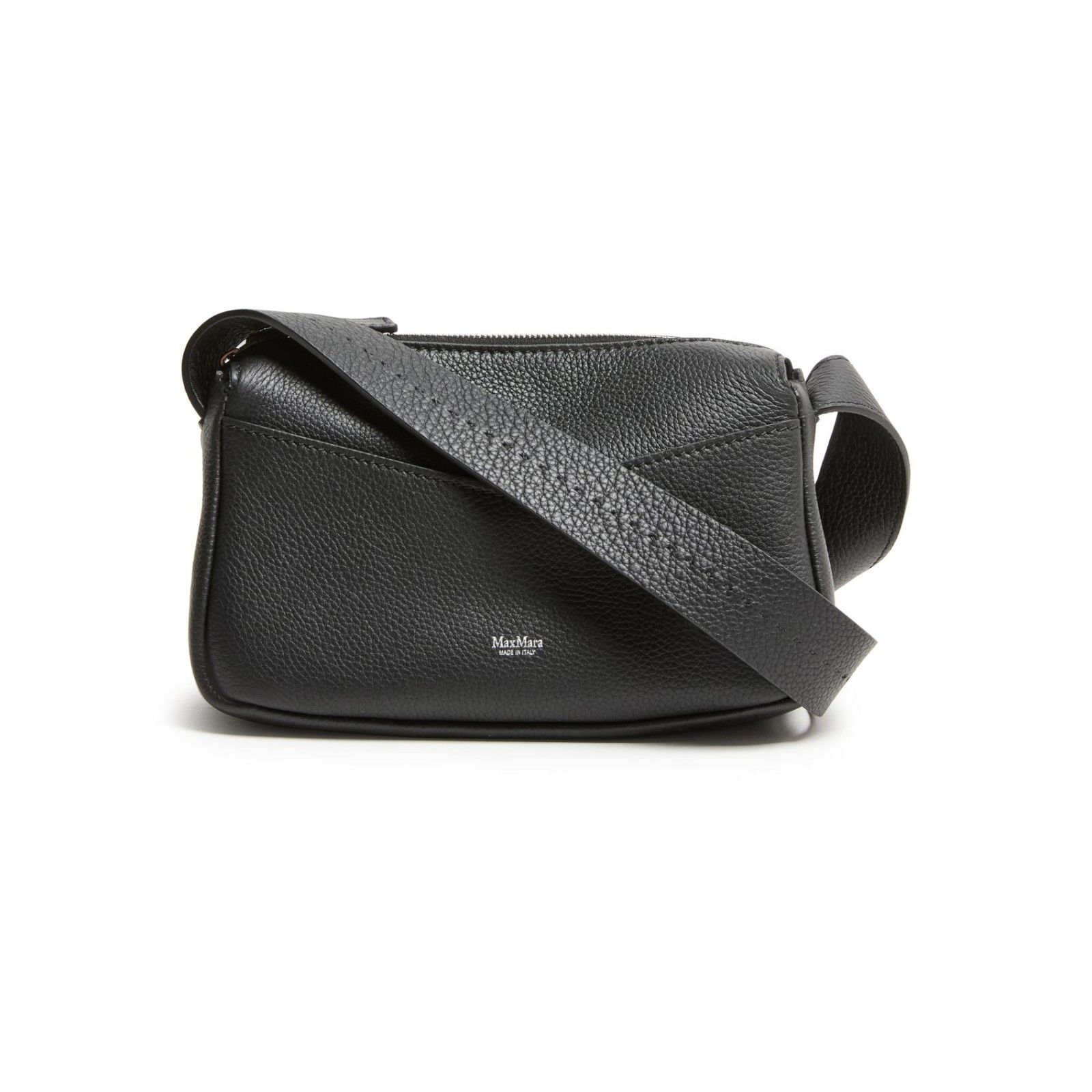 Max Mara MAX MARA Black Kipper leather shoulder bag New And Authentic Size ONE SIZE - 1 Thumbnail