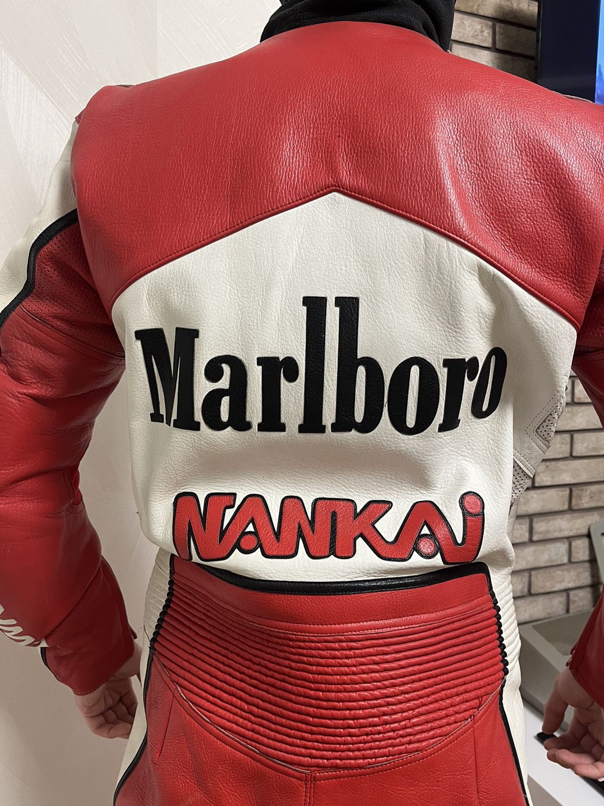 Marlboro × Yamaha Very Rare Marlboro Yamaha Leather Jacket Overalls Size US L / EU 52-54 / 3 - 10 Thumbnail