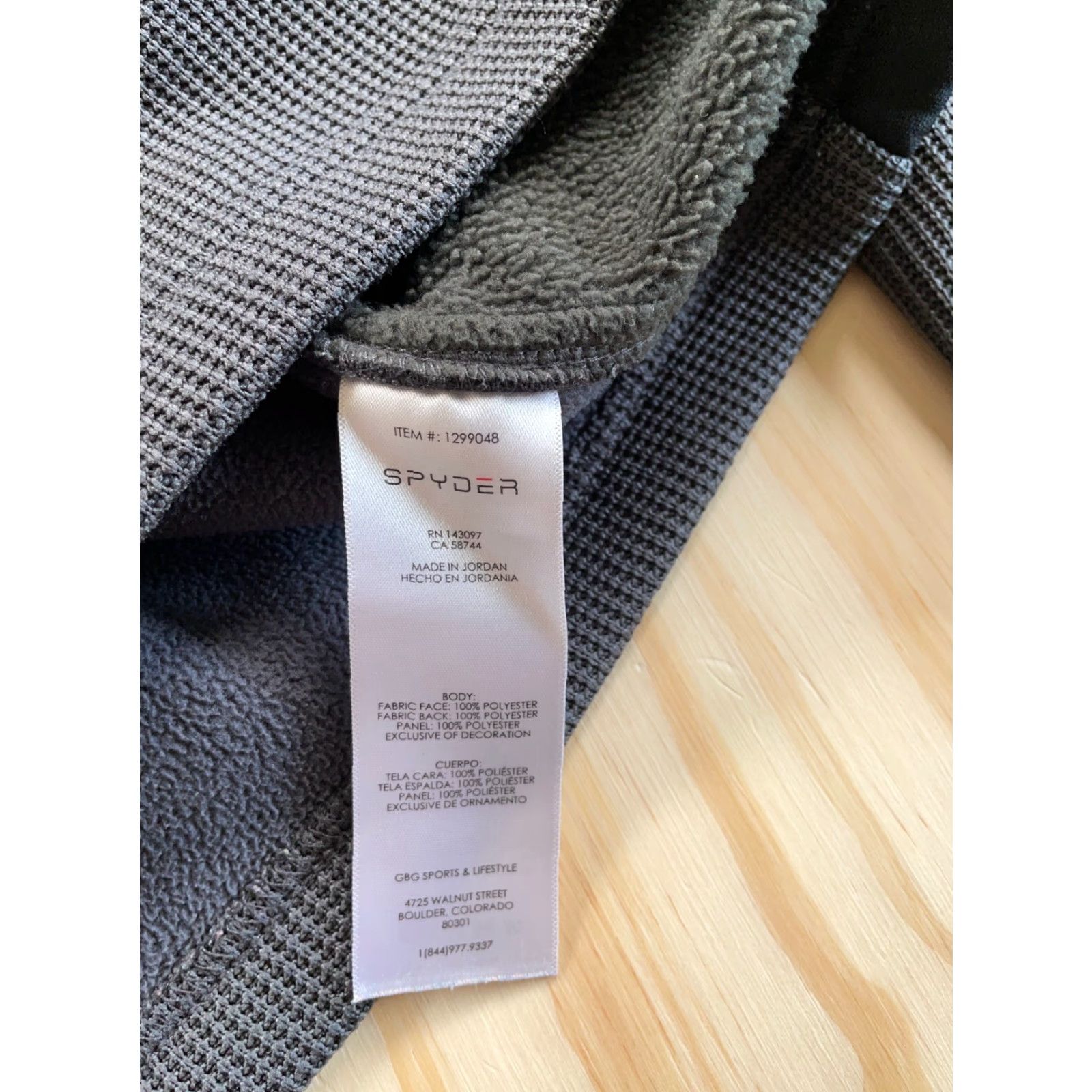 Spyder Spyder Sweater Adult Medium Gray Blue Ribbed Knit 1/4 Zip Ski 199306 Size US M / EU 48-50 / 2 - 6 Thumbnail