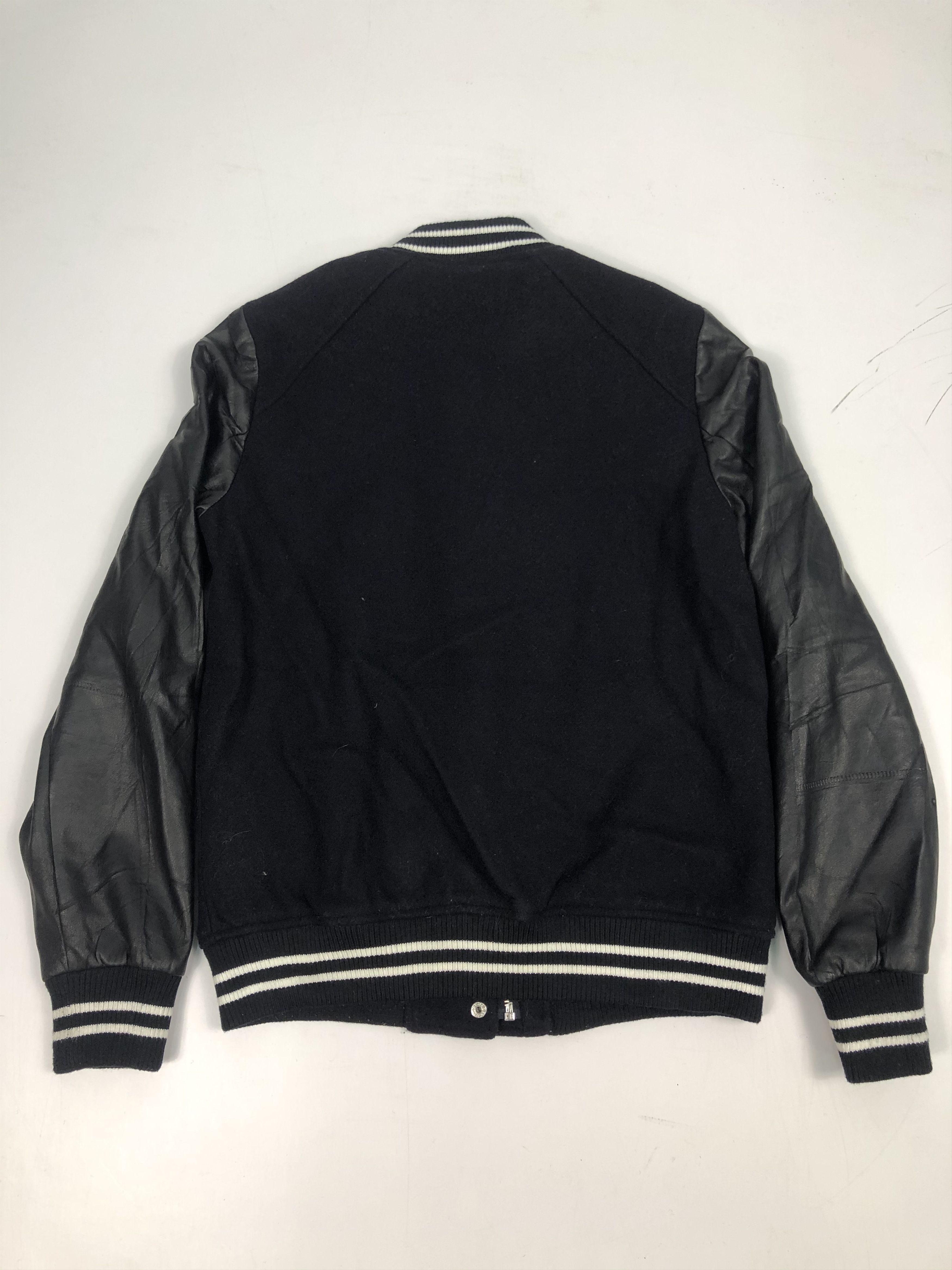 Zara Vintage Zara Varsity Jacket Black V0099 Size US XS / EU 42 / 0 - 2 Thumbnail