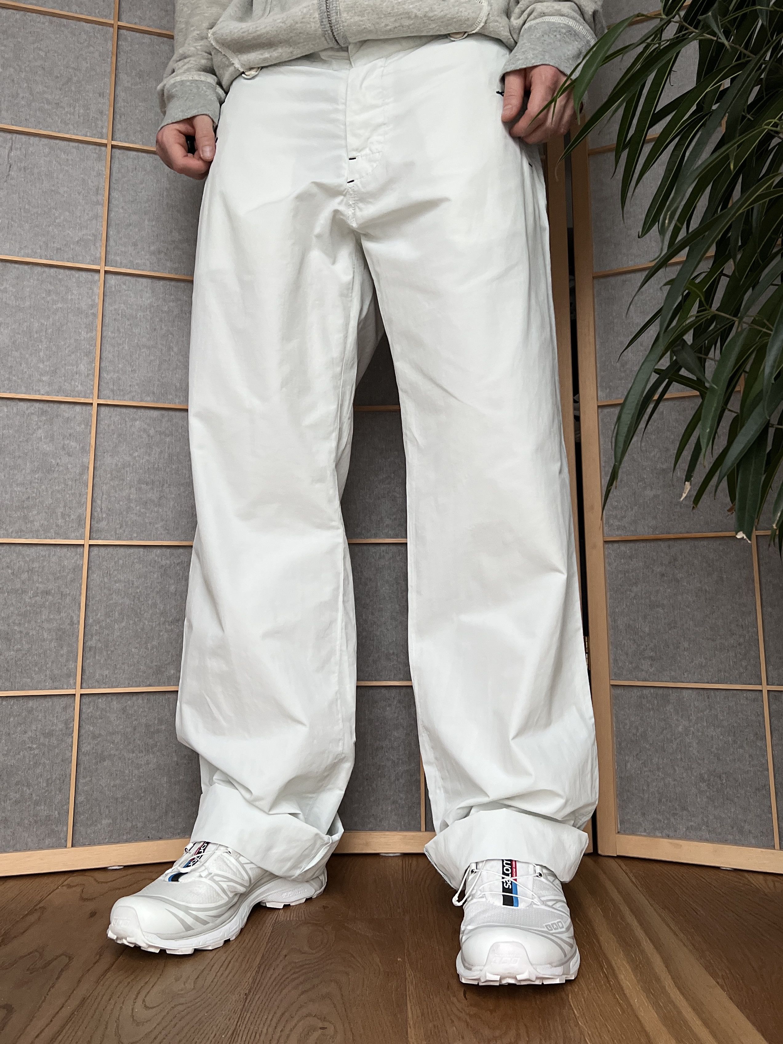 Emporio Armani Emporio Armani ultralight nylon trousers baggy wide pants Size US 38 / EU 54 - 10 Thumbnail