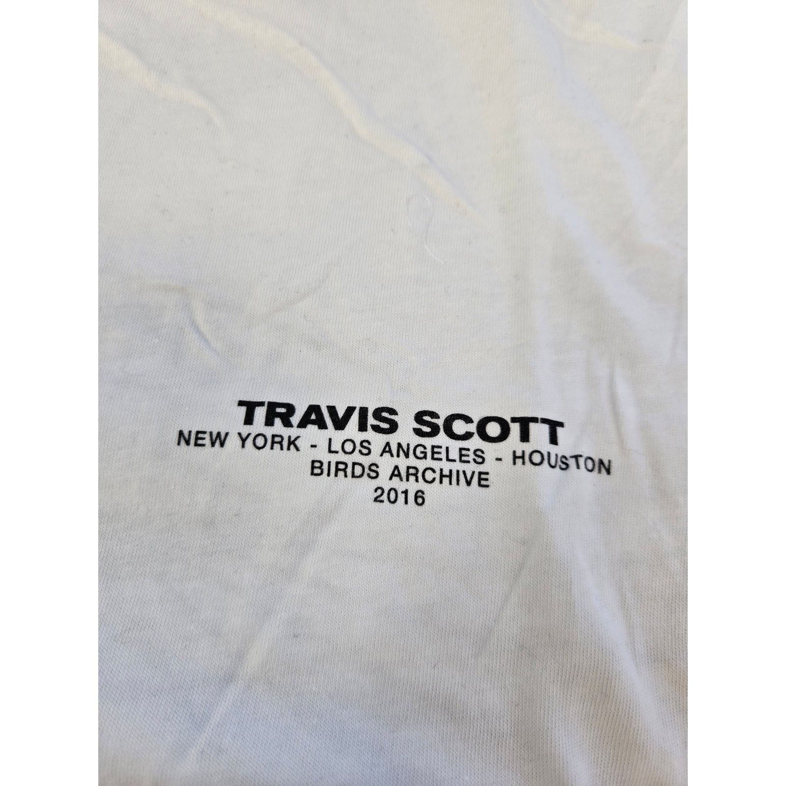 Travis Scott Travis Scott Birds Tour 'Hood Toyota' White LS Tee Size XL Size US XL / EU 56 / 4 - 4 Thumbnail