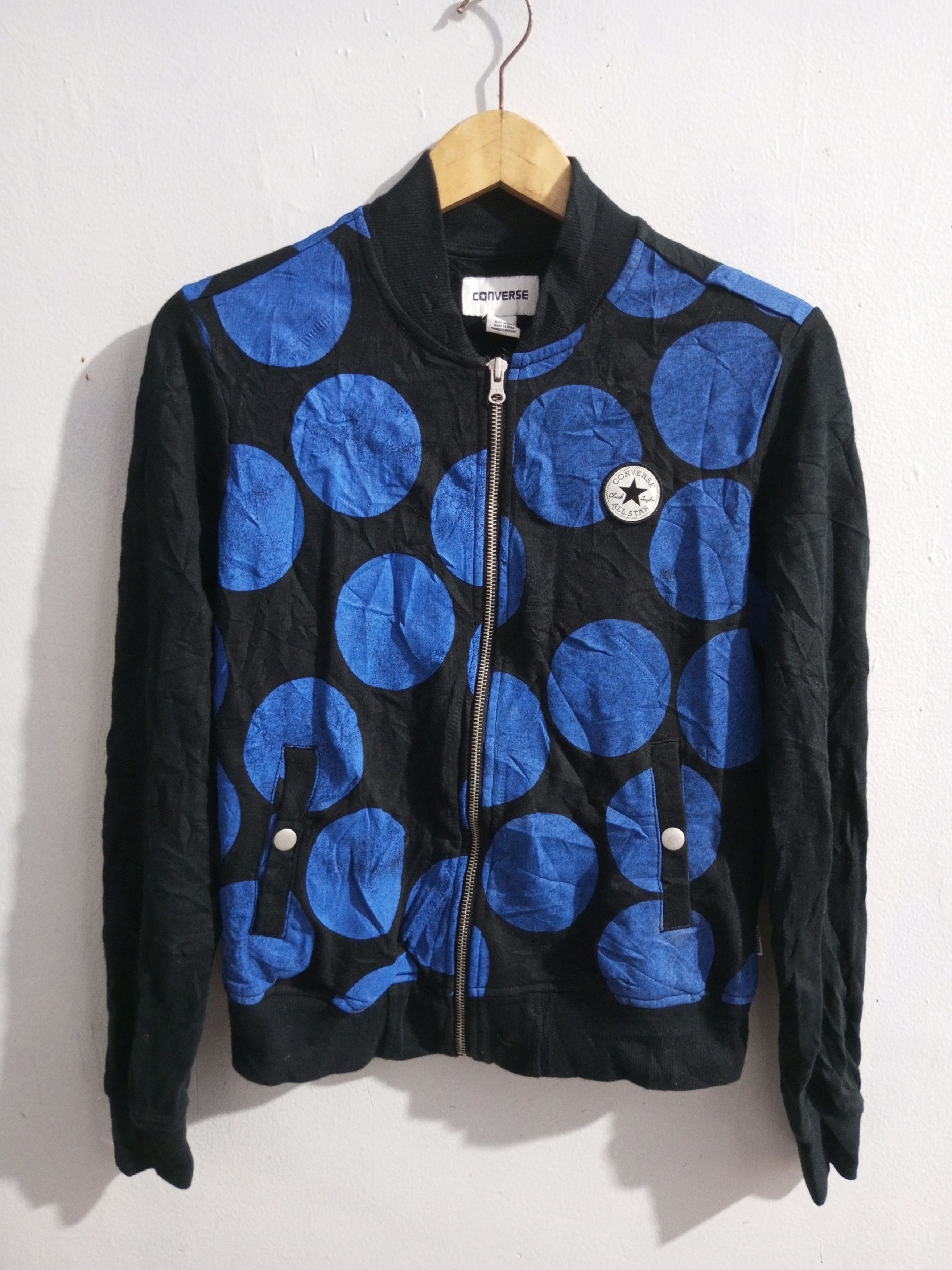 Converse Vintage converse polka blue bombers jacket Size US M / EU 48-50 / 2 - 1 Thumbnail