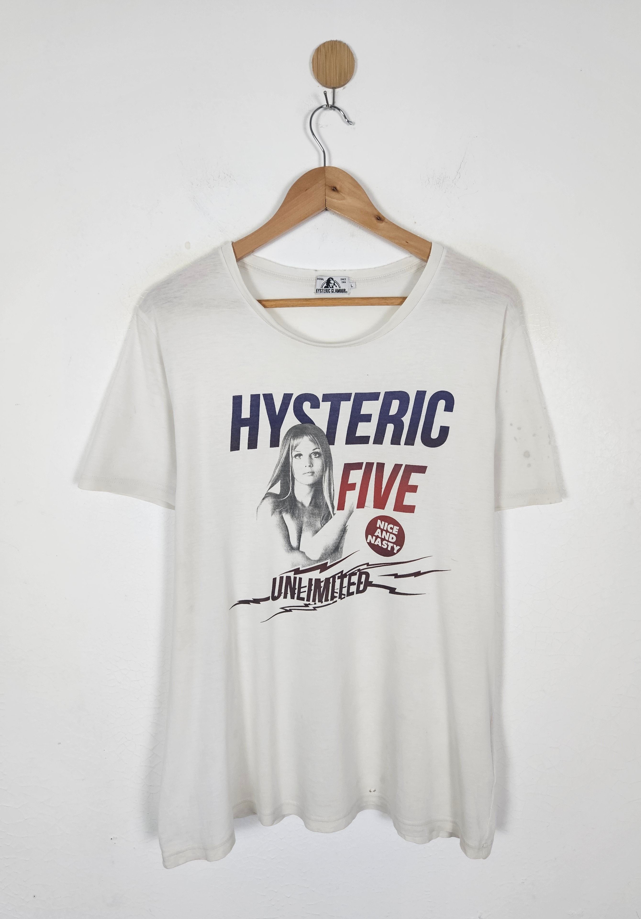 Hysteric Glamour Hysteric Glamour Nice & Nasty tee shirt Size US L / EU 52-54 / 3 - 1 Thumbnail