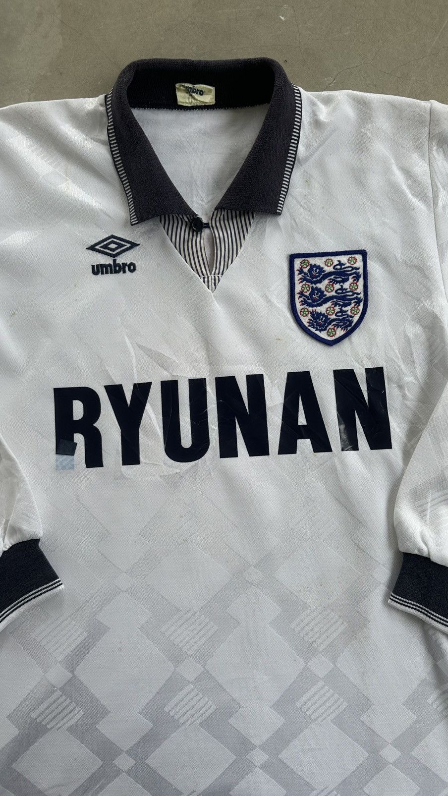 Umbro × Vintage VINTAGE UMBRO ENGLAND 1990-1992 JERSEY Size US M / EU 48-50 / 2 - 2 Thumbnail