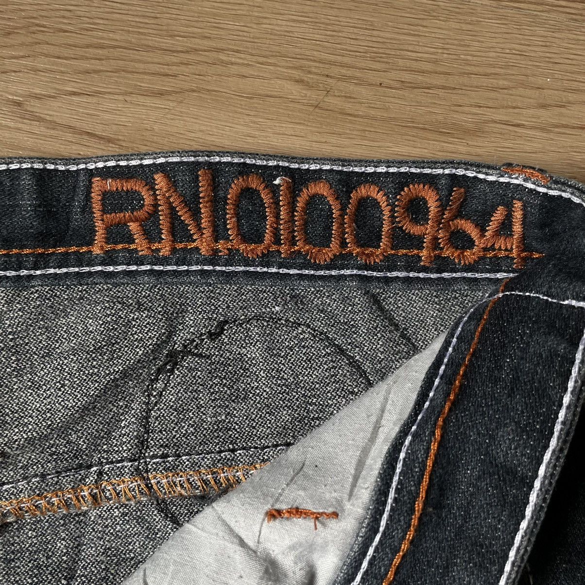 Hysteric Glamour Akademiks Patches Paint Embroidered Jnco Style Baggy Jeans Size US 34 / EU 50 - 8 Thumbnail