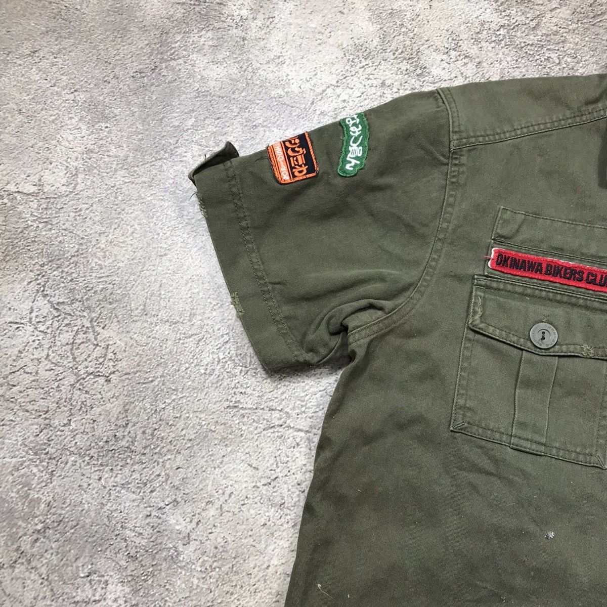 Vintage Vintage Superdry Military Shirt Faded Olive Streetwear Y2K L Size US L / EU 52-54 / 3 - 5 Thumbnail