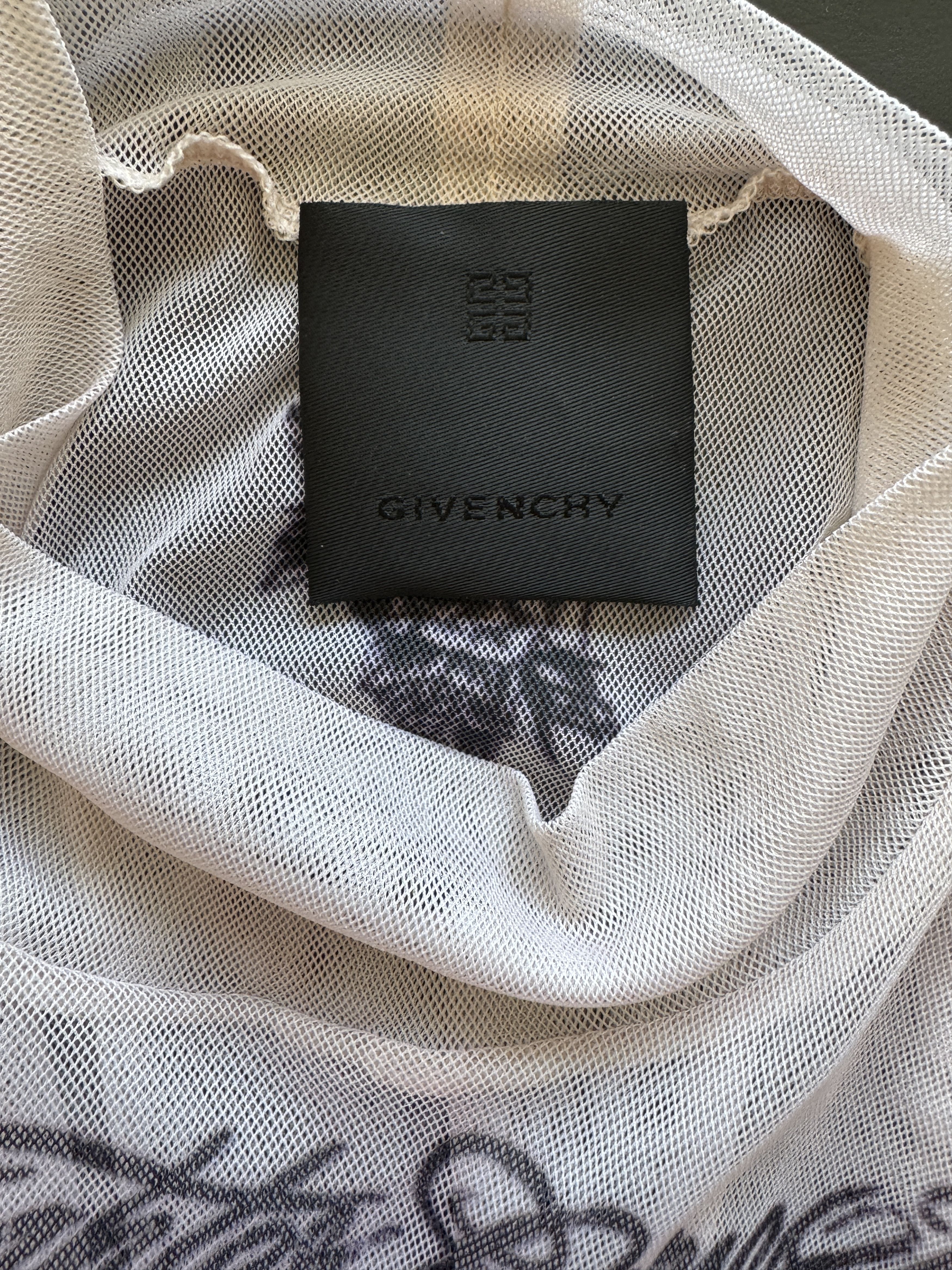 Givenchy sheer long-sleeve tattoo-print t-shirt Size US S / EU 44-46 / 1 - 16 Thumbnail