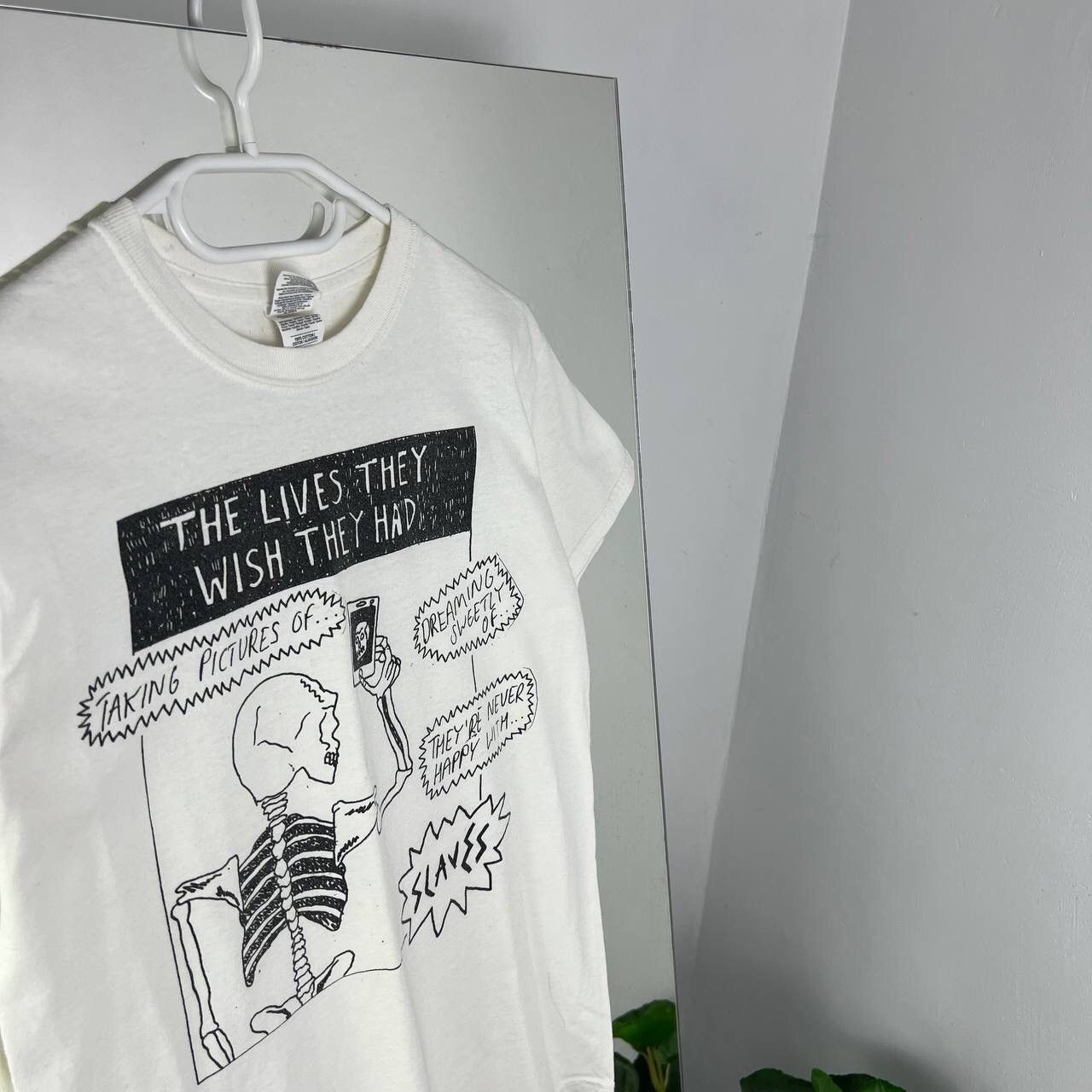 Band Tees Slaves Rock Tee Vintage Deadskull Skeleton Y2k Rare Size US S / EU 44-46 / 1 - 2 Thumbnail
