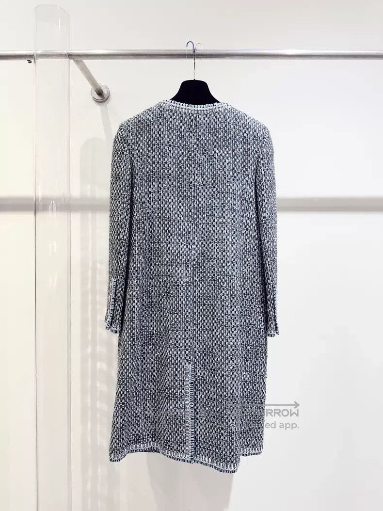 Chanel Chanel Gray coat Size M / US 6-8 / IT 42-44 - 4 Thumbnail