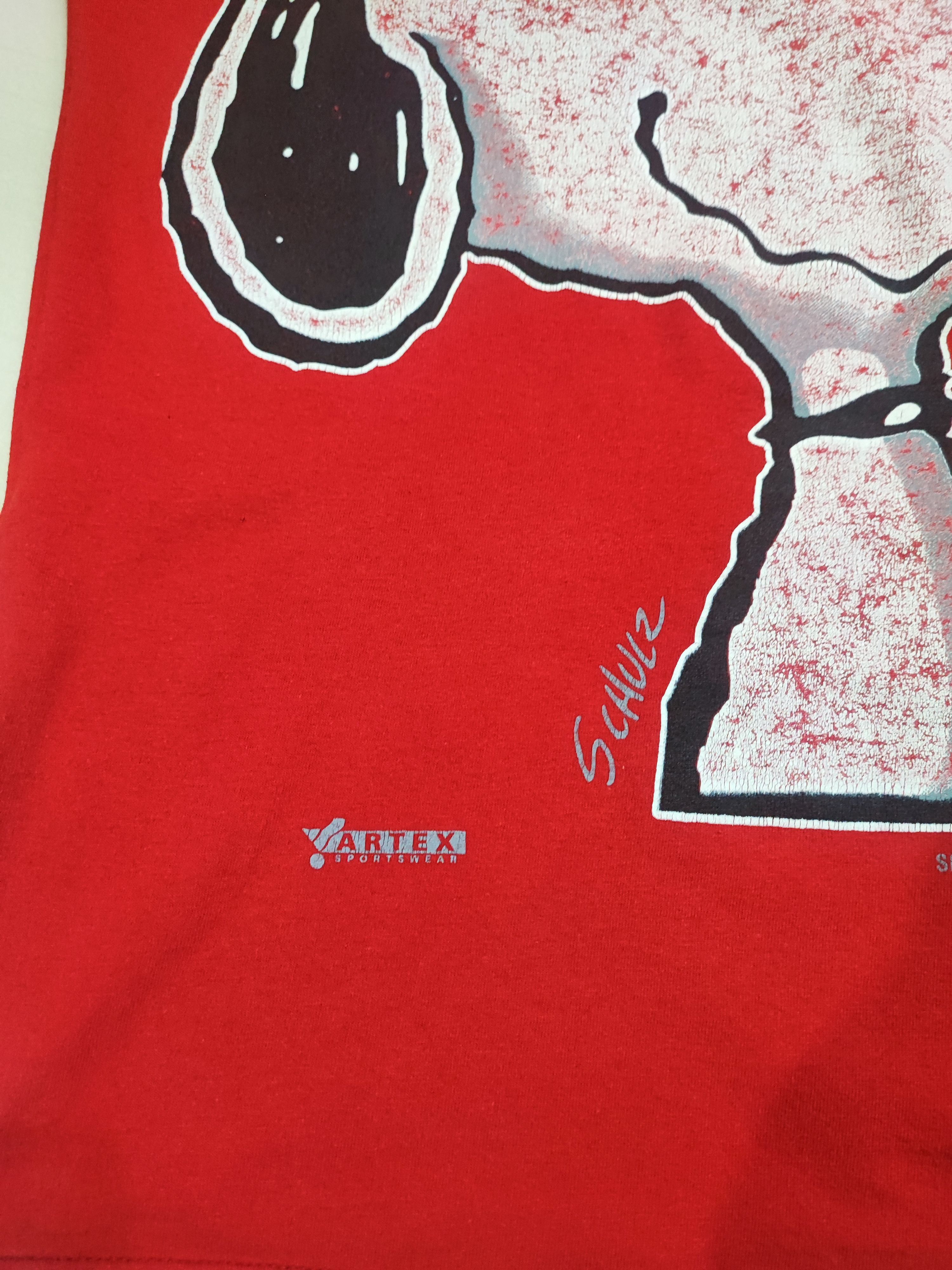 Vintage Vintage Big Graphic Snoopy T-Shirt Size US L / EU 52-54 / 3 - 5 Thumbnail