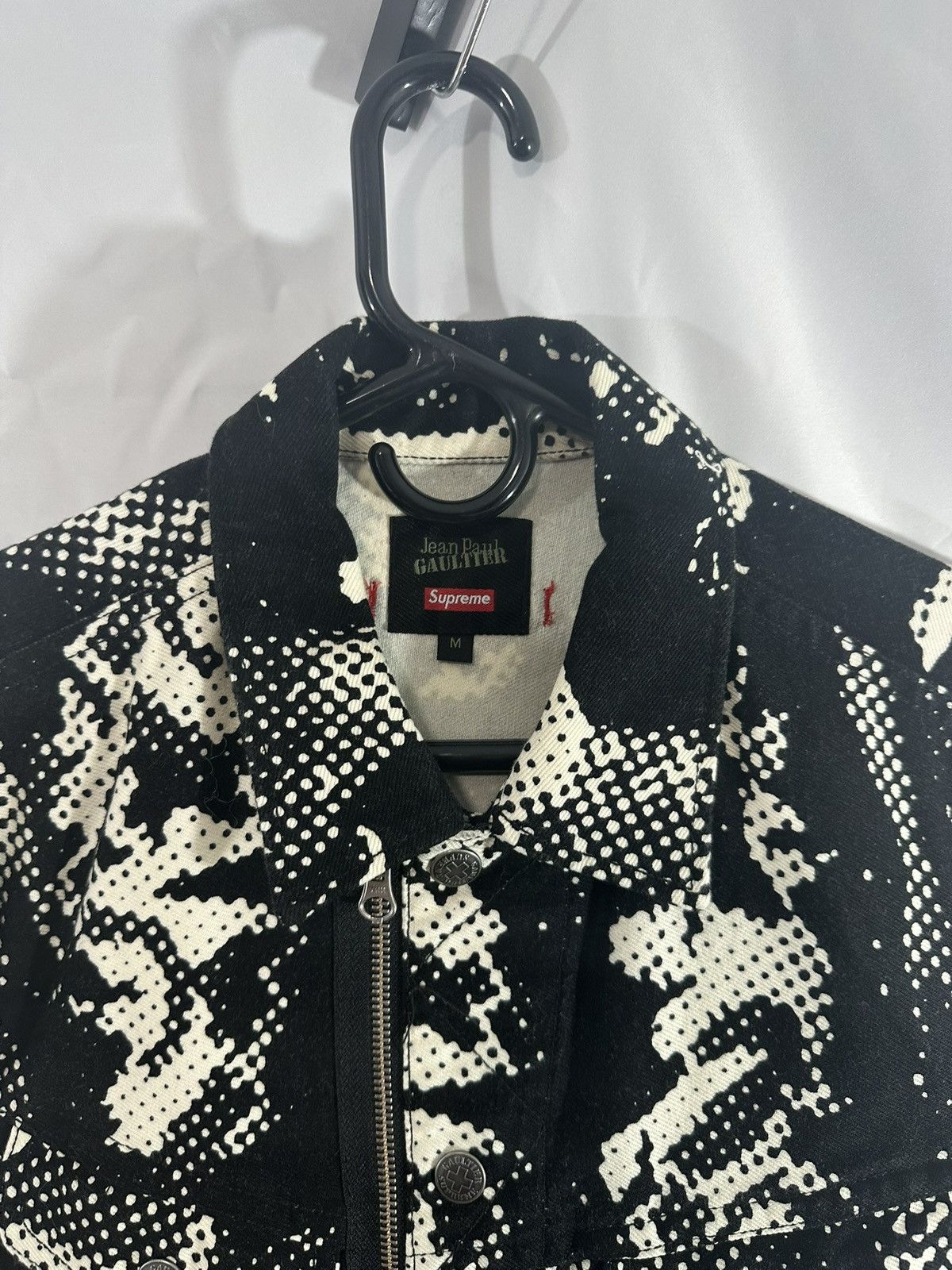 Jean Paul Gaultier × Supreme Supreme x Jean Paul Gaultier Denim Rasicm Jacket Size US M / EU 48-50 / 2 - 4 Thumbnail