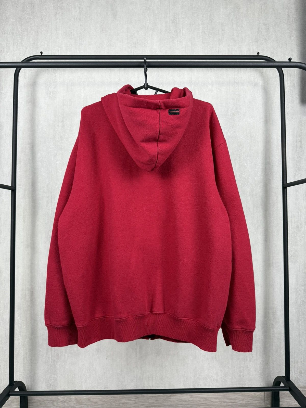 Fubu × Vintage Vintage Fubu Red Zip Up Hoodie Size L-XL Size US L / EU 52-54 / 3 - 8 Thumbnail