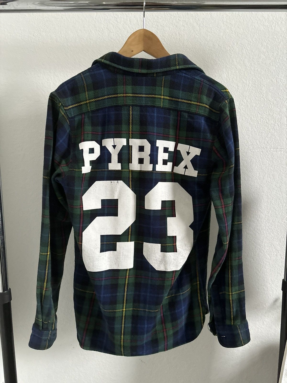 Pyrex Vision Pyrex vision rugby flannel 23 | Grailed