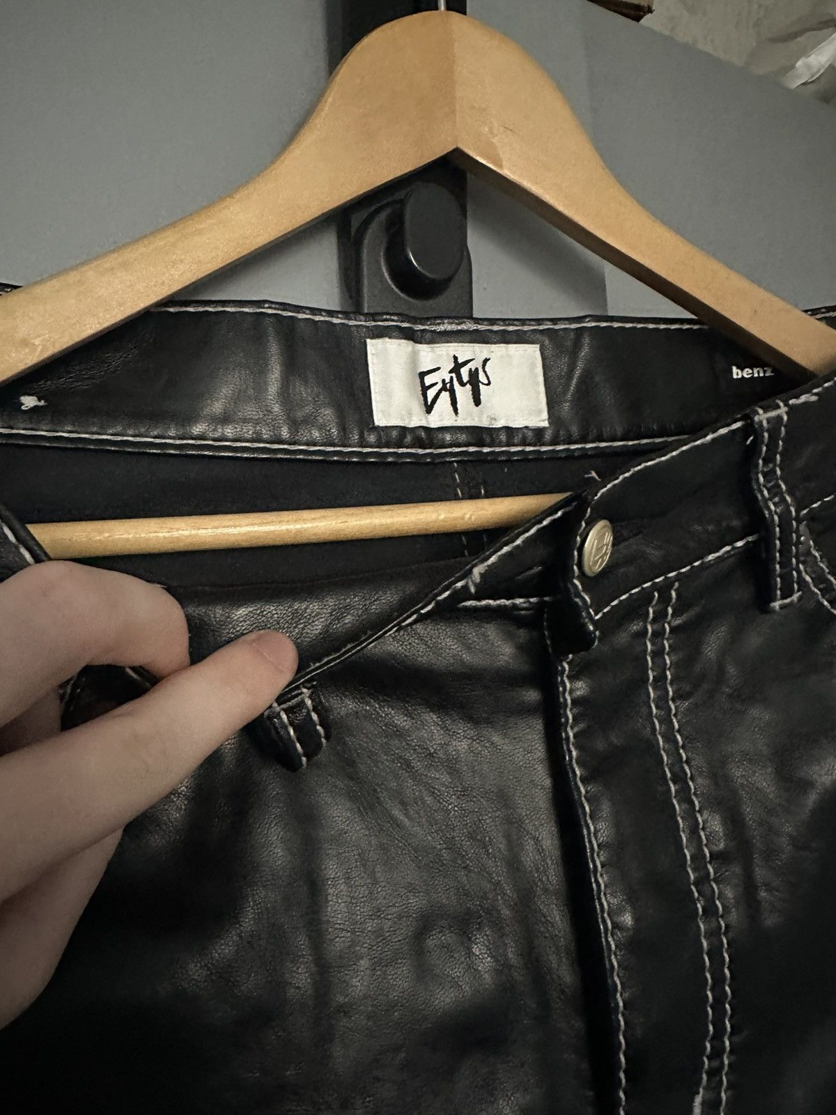 Eytys Eytys black leather pants Size US 28 / EU 44 - 5 Thumbnail