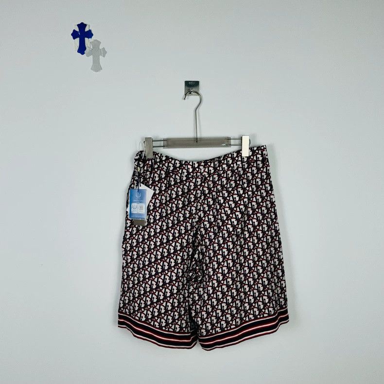 Dior Dior Classic old flower silk shorts 2503-Nextarrow Size US 32 / EU 48 - 2 Thumbnail