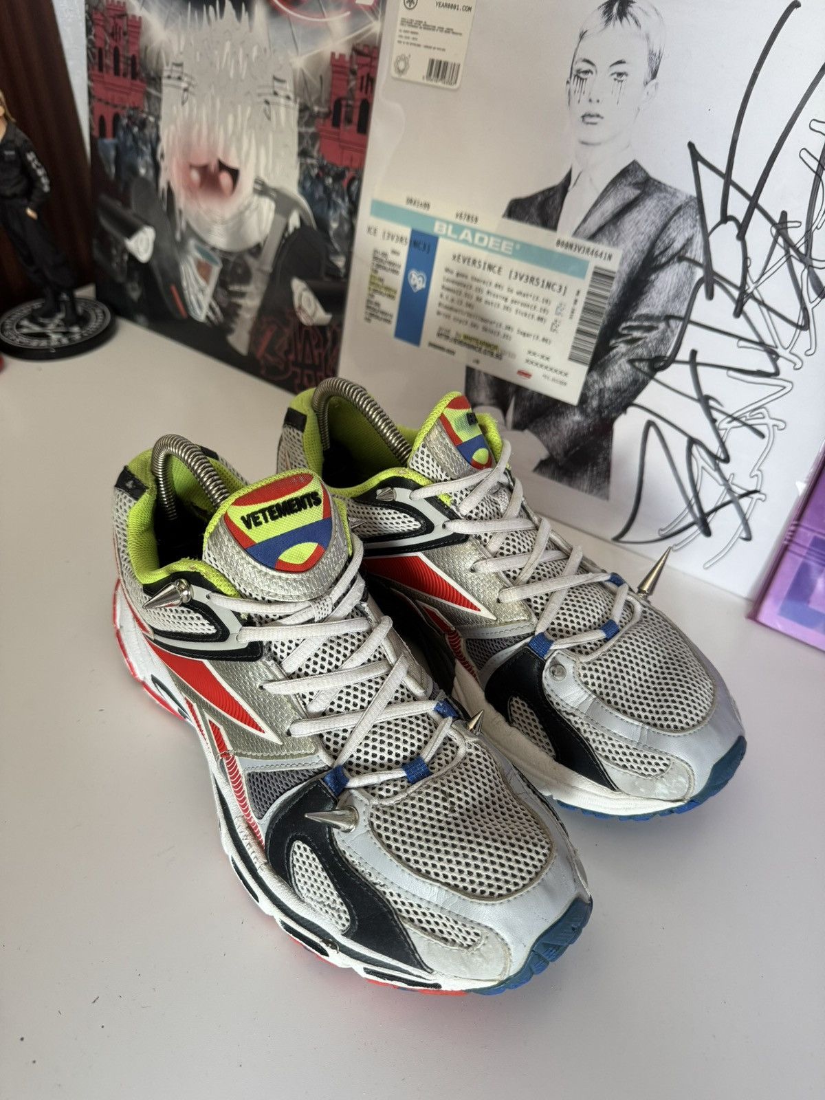 Vetements Vetements x Reebok Spike Runner 200 Sneakers Archive Luxury Size US 8.5 / EU 41-42 - 2 Thumbnail