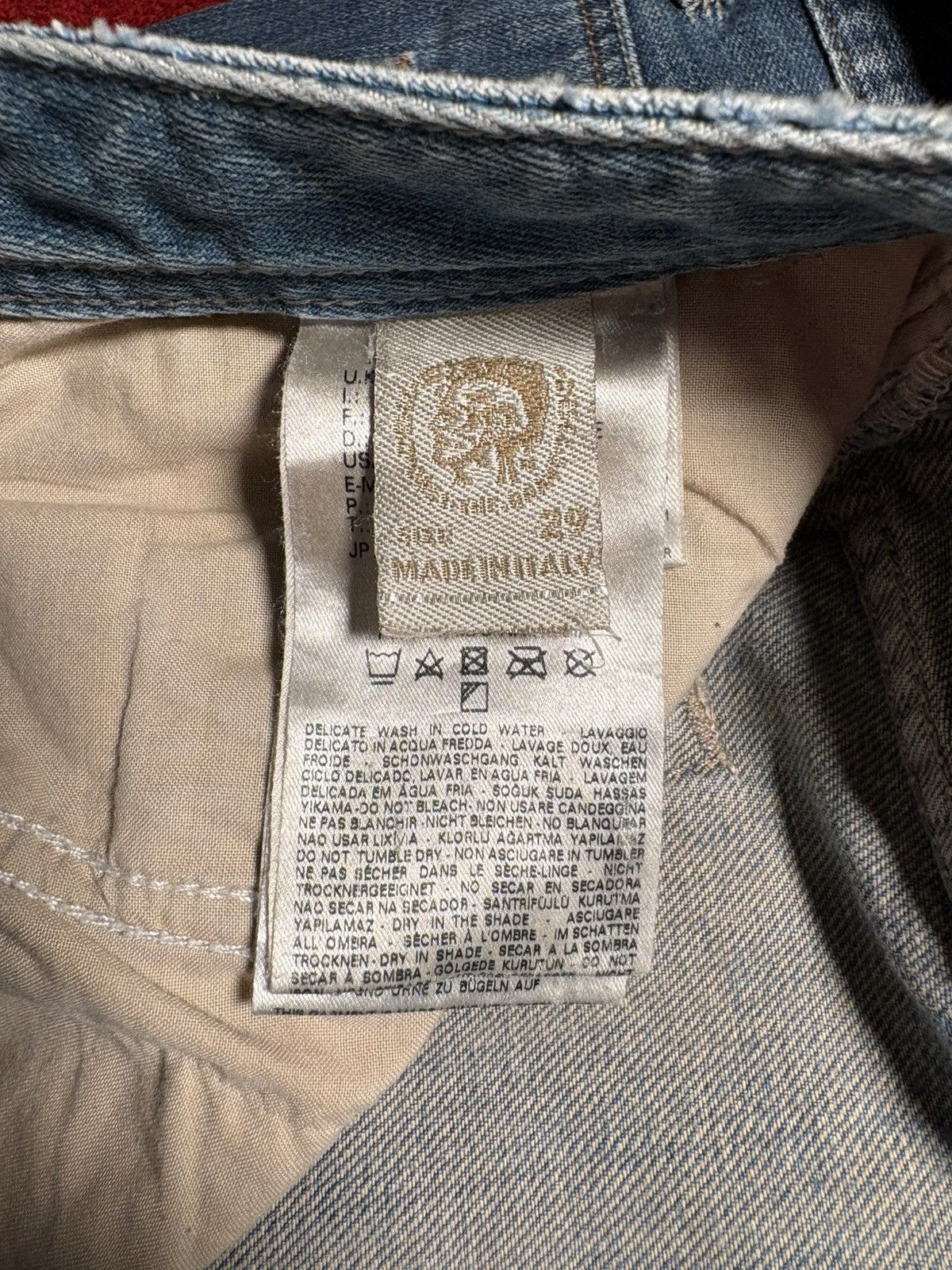 Diesel Diesel Shioner 0822C SlimSkinny Made in Italy Archive3D Wash Size US 29 - 10 Thumbnail