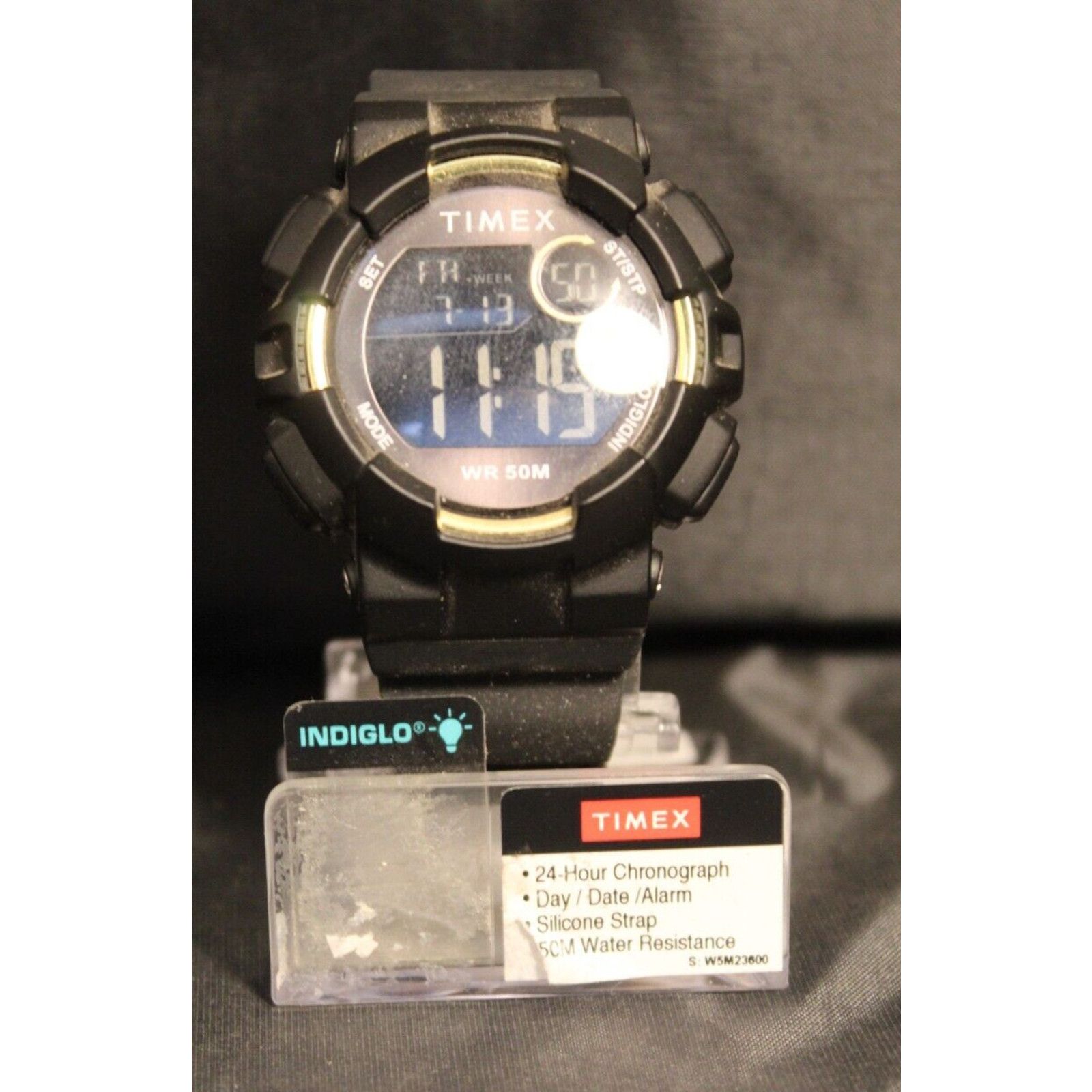 Timex Timex TW5M23600 Unisex Digital Black WatchDay/Date Alarm Size ONE SIZE - 1 Thumbnail