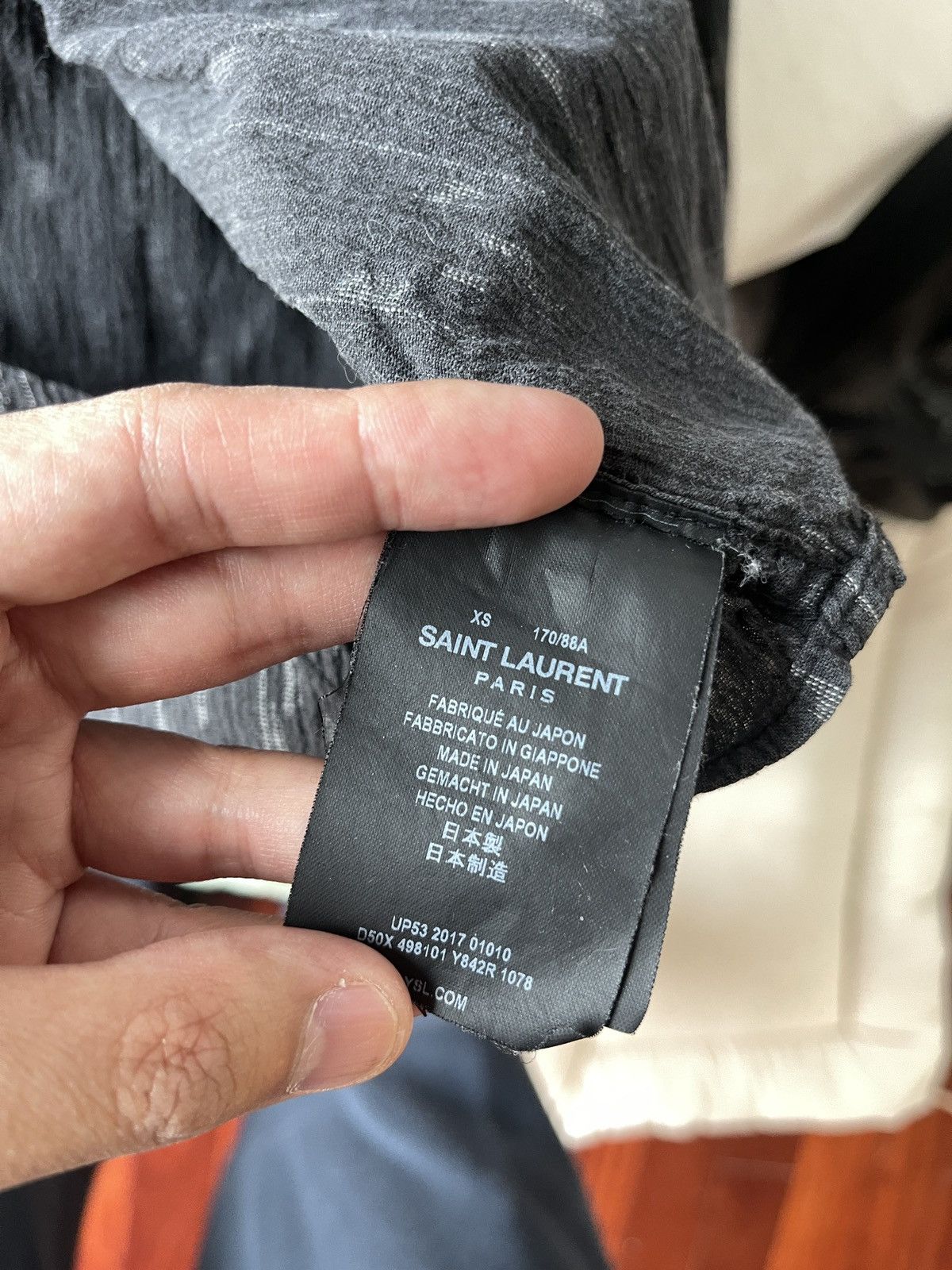 Hedi Slimane Ysl slp saint laurent shirt 2017 xs hedi Size US XS / EU 42 / 0 - 6 Thumbnail