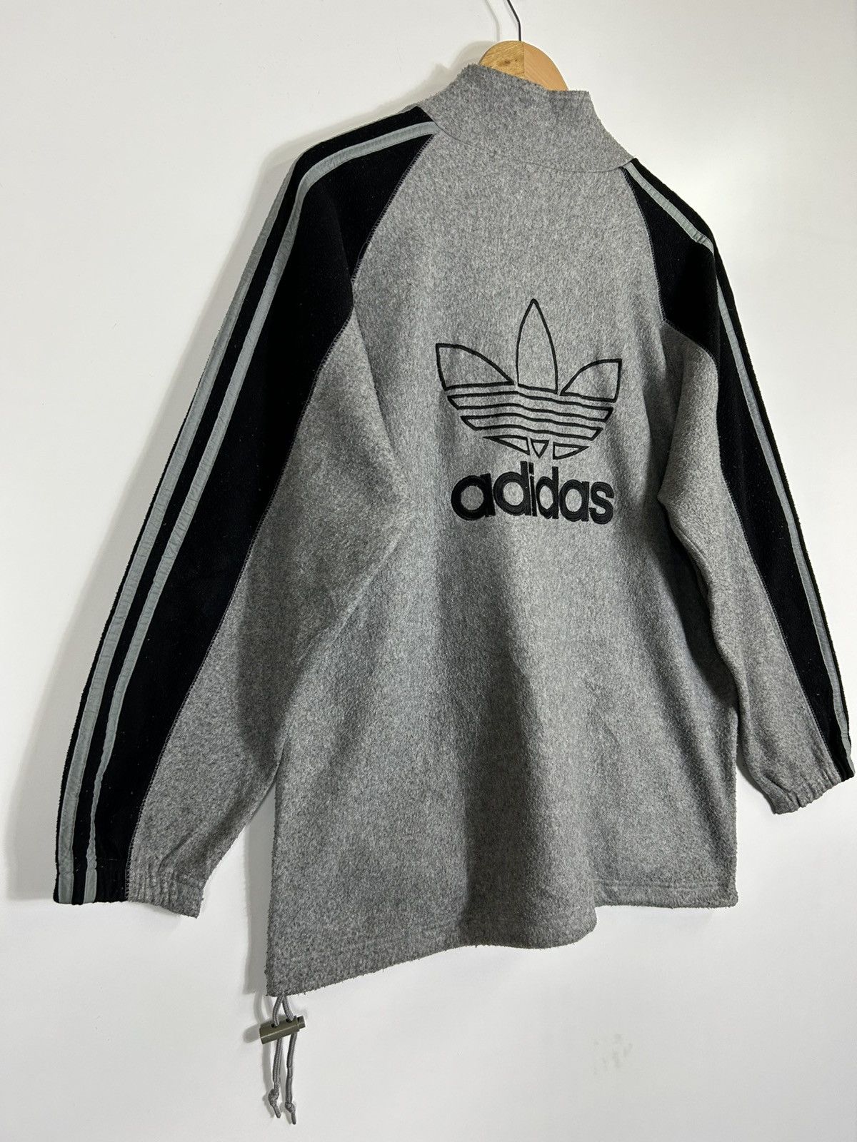 Adidas ⚡️Vintage Adidas Trefoil Half Zipper Sweatshirt Size US L / EU 52-54 / 3 - 14 Thumbnail