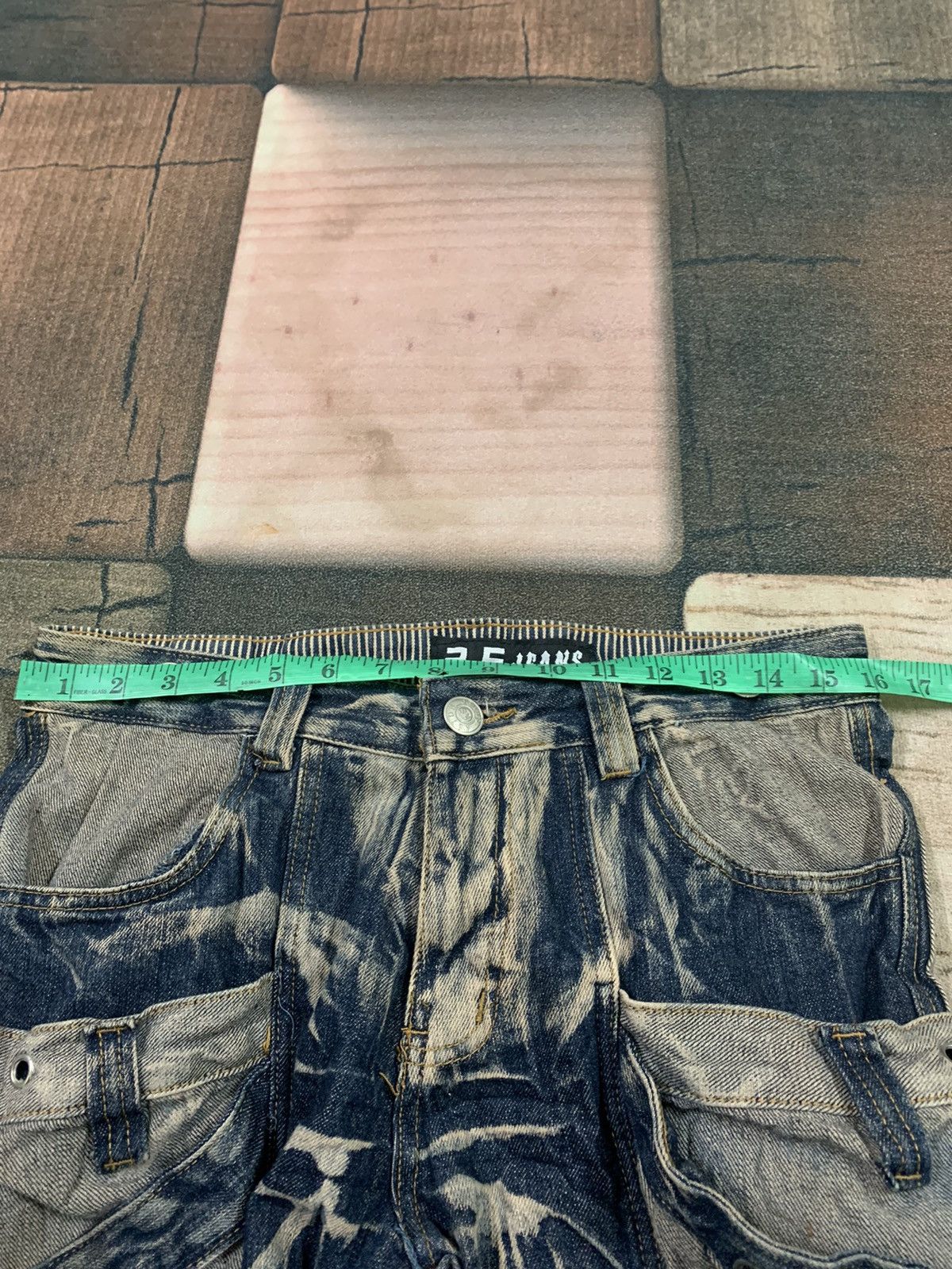 14th Addiction SUPER CRAZY rusty faded bondage style cargo Size US 31 - 14 Thumbnail