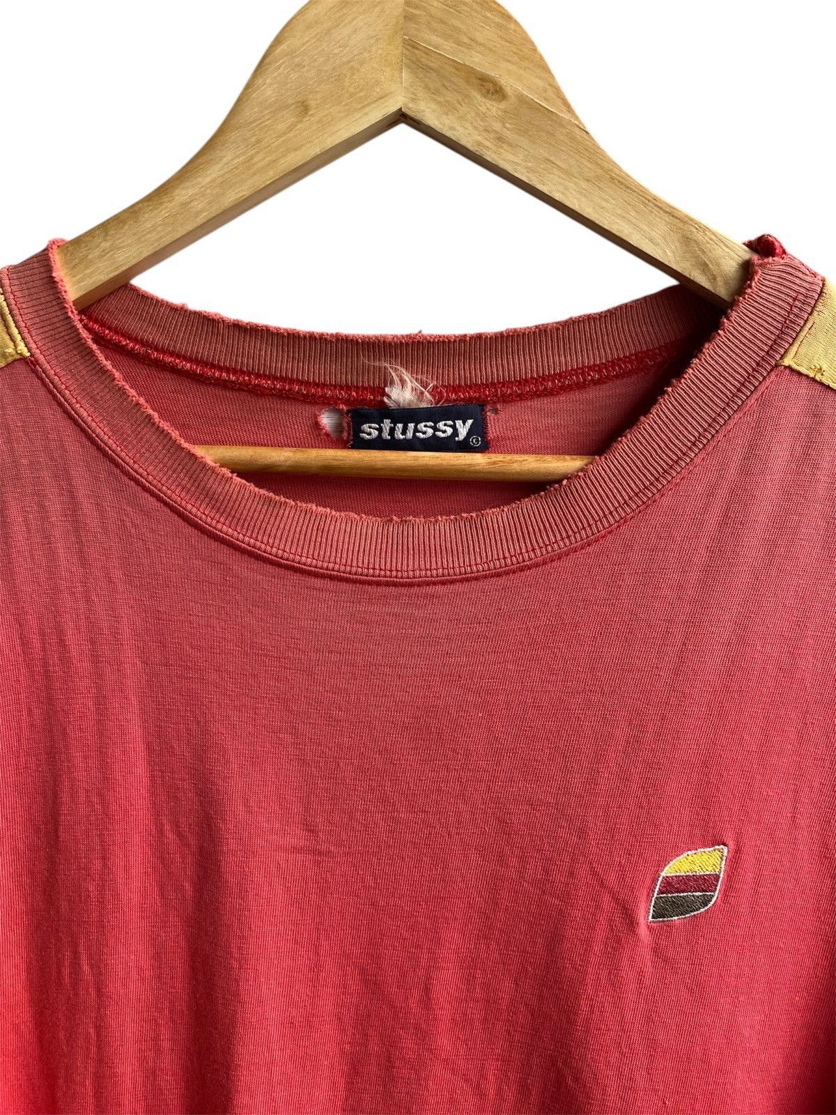 Stussy × Vintage Vintage Distressed Stussy tee Size US XL / EU 56 / 4 - 1 Thumbnail