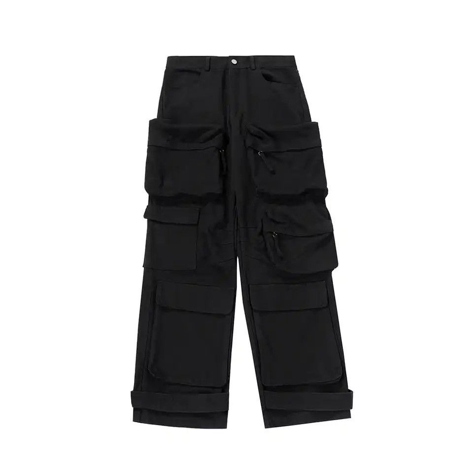 Japanese Brand Multi-pockets Straight Baggy Cargo Pant Size US 30 / EU 46 - 3 Thumbnail