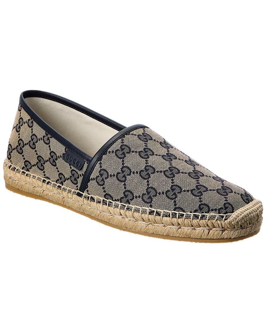 Gucci GG Canvas Men Espadrilles SIZE 9.5