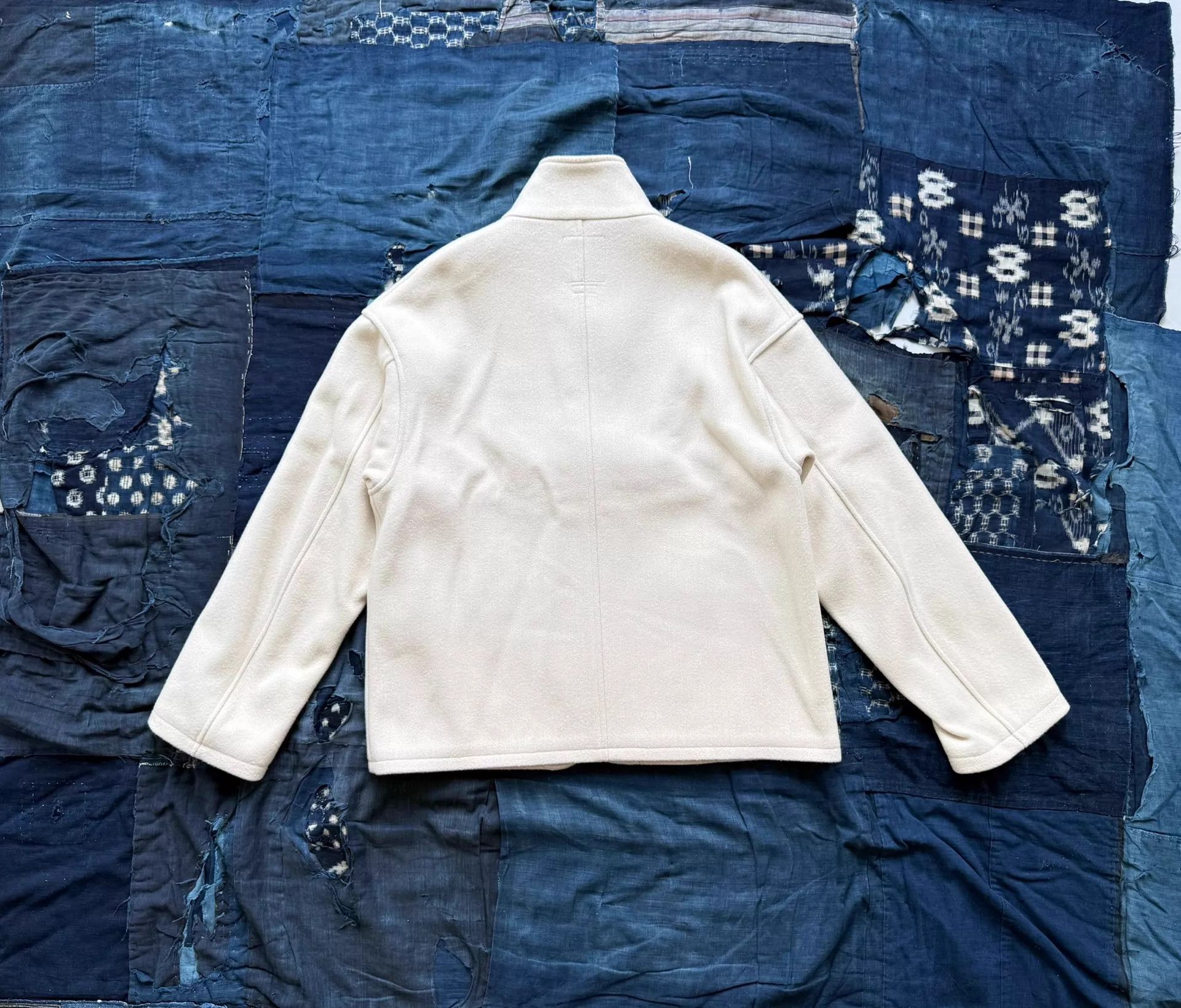 Visvim VISVIM HAYWARD JKT WOOL MELTON WHITE 3 Size US L / EU 52-54 / 3 - 3 Thumbnail