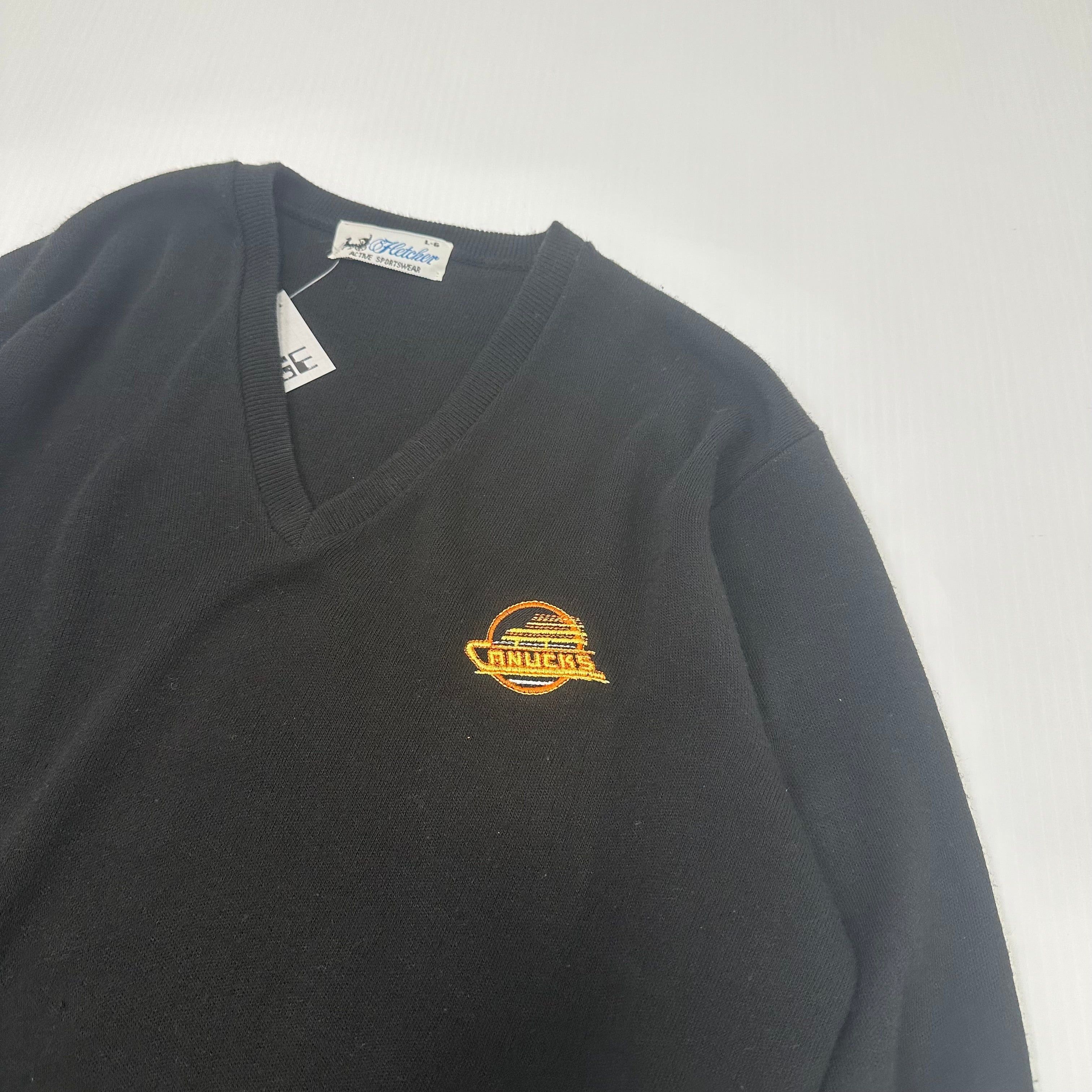 Vintage Vintage Vancouver Canucks Mini Logo Sweater L Size US L / EU 52-54 / 3 - 2 Thumbnail
