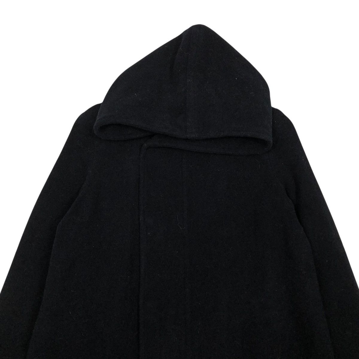 Issey Miyake 🔥RICH BLACK OVER SIZED WOOL LONG JACKET ZUCCA ISSEY MIYAKE Size US M / EU 48-50 / 2 - 3 Thumbnail