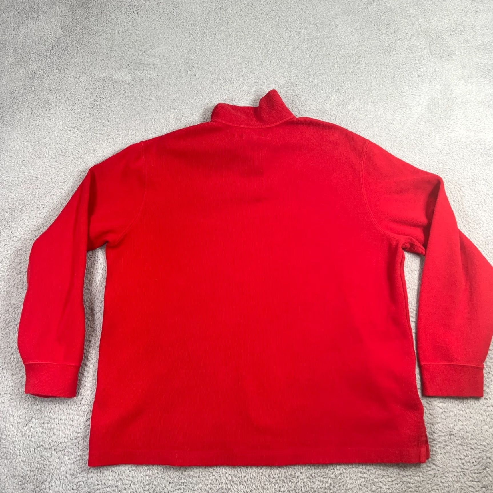 Polo Ralph Lauren VINTAGE Polo Ralph Lauren Sweater Pullover Mens 2XL Big & Tall Red Cotton Knit Casual Classic Modern Size US XXL / EU 58 / 5 - 7 Thumbnail