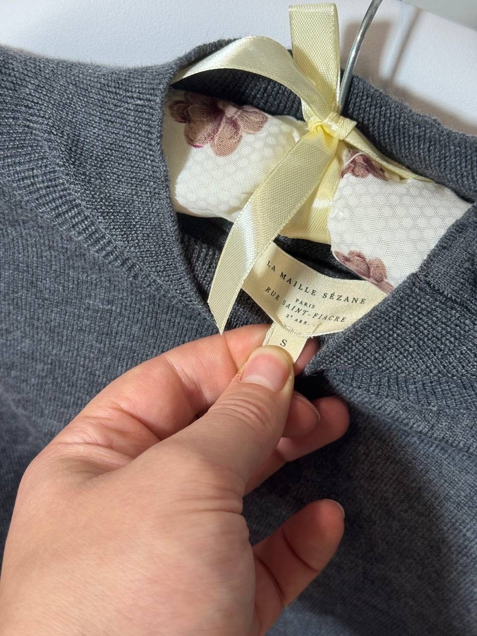 Sezane Sezane Women Wool Sweater Grey Size S Size S / US 4 / IT 40 - 5 Thumbnail