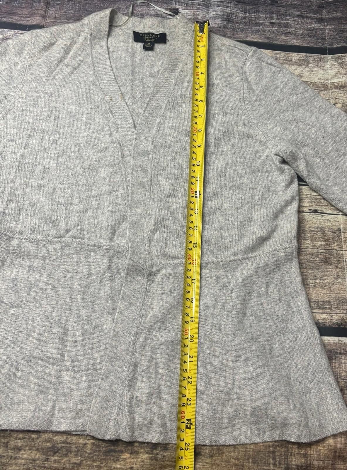 Charter Club Charter Club Luxury Cardigan Sweater Womens Medium Cashmere Size M / US 6-8 / IT 42-44 - 8 Thumbnail