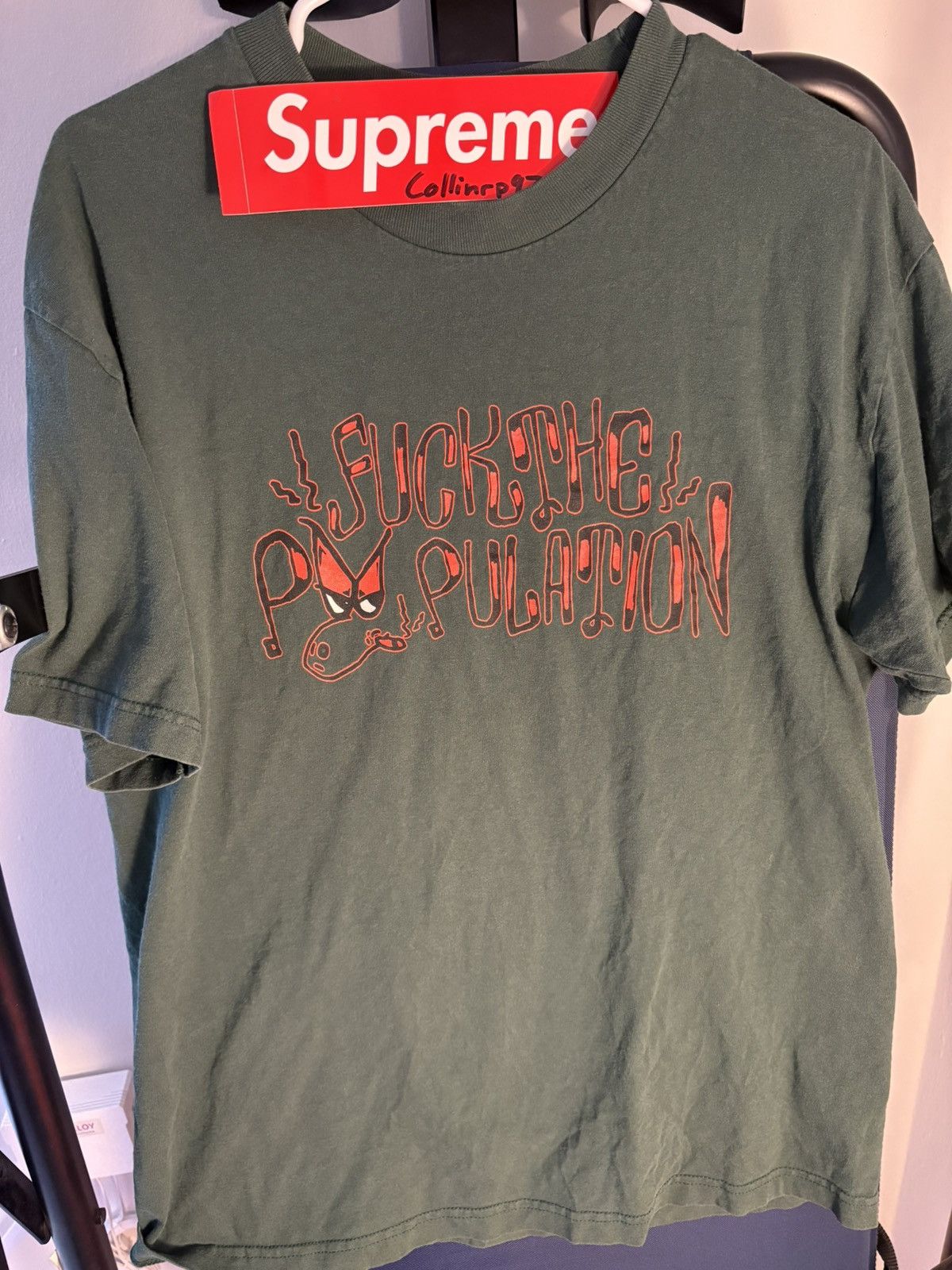 Fuck The Population FTP Smoking Tee Size US L / EU 52-54 / 3 - 1 Thumbnail