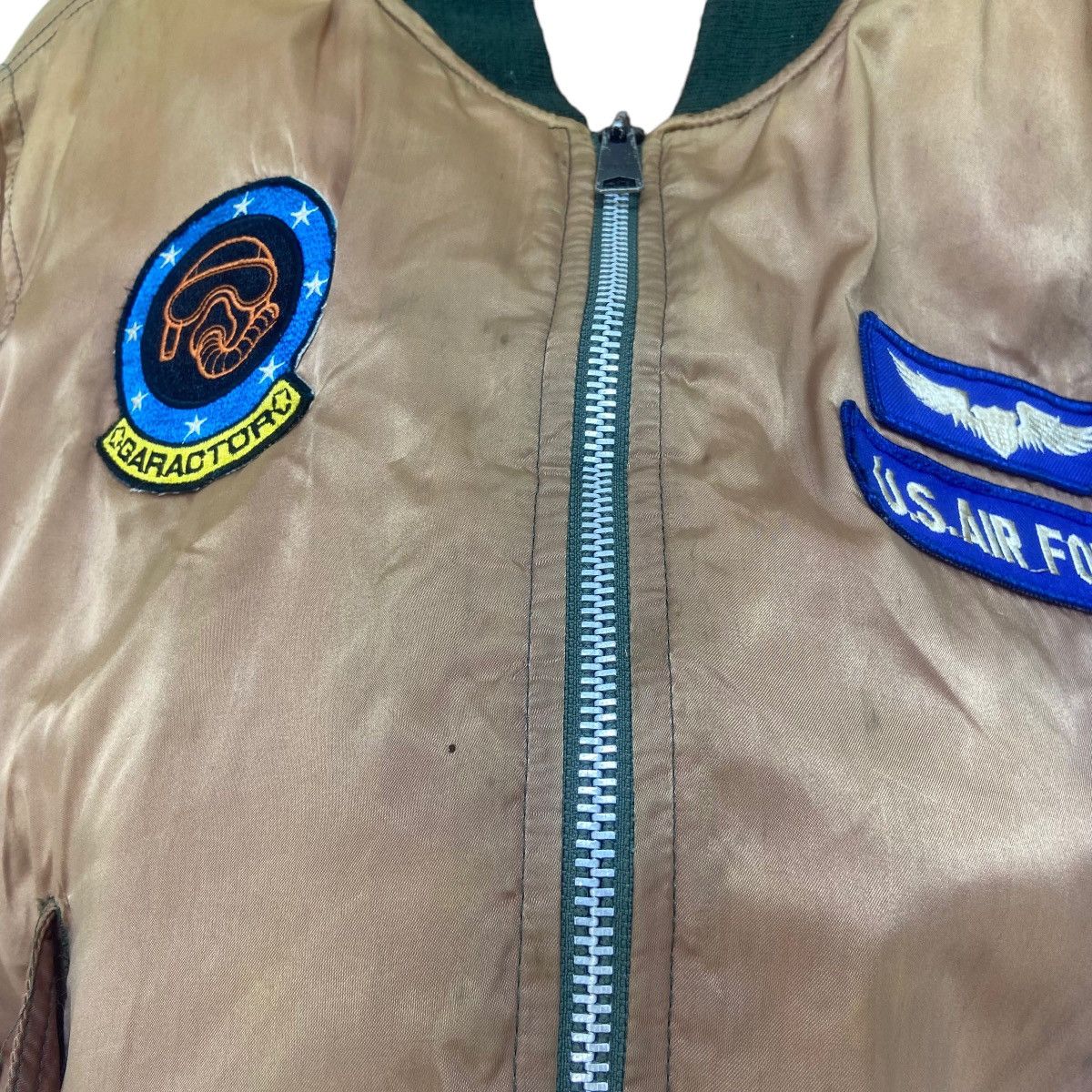 Vintage Vtg Houston McDonnell Douglas F-15 Fighter MA-1 Bomber Size US M / EU 48-50 / 2 - 15 Thumbnail