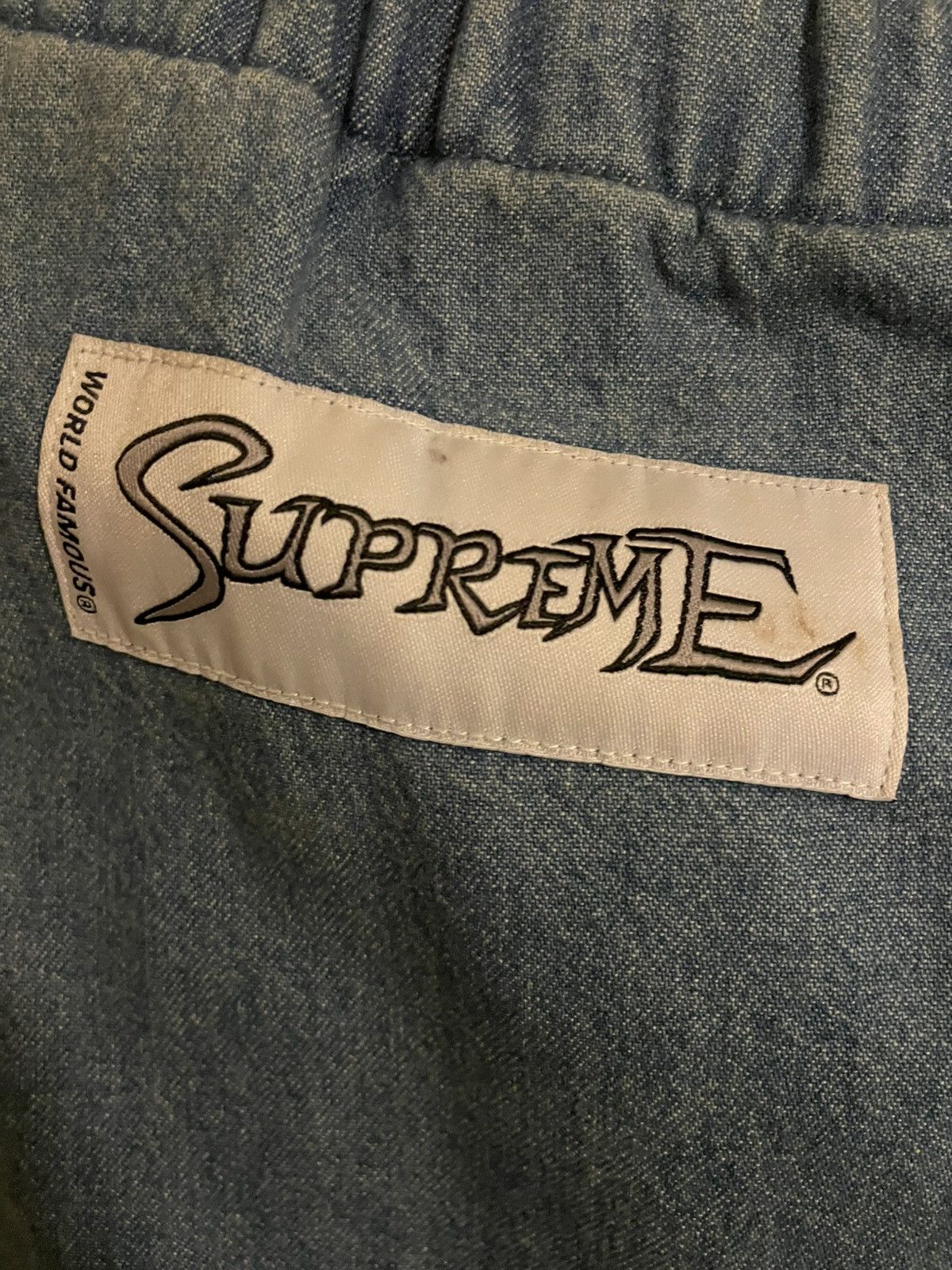 Supreme Vintage Supreme Denim Kung Fu Pants Size US 34 / EU 50 - 4 Thumbnail