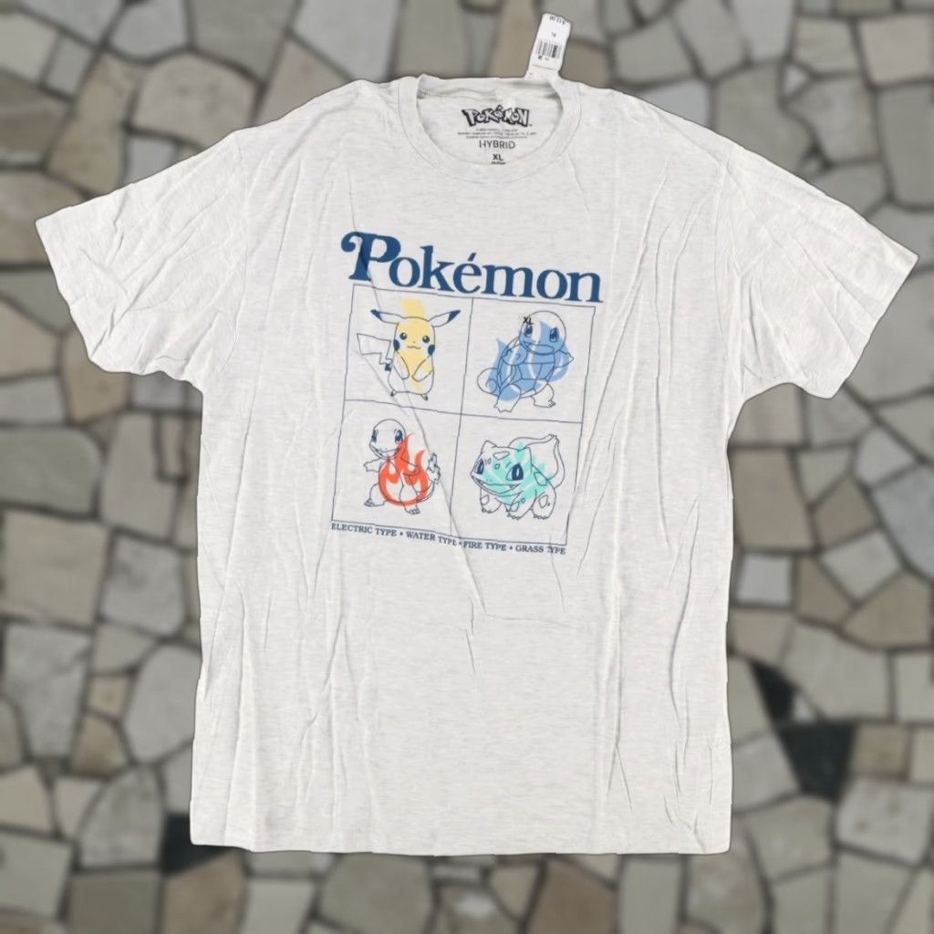 Vintage Pokemon Graphic Solid T-Shirt Gray Men's XL Size US XL / EU 56 / 4 - 1 Thumbnail