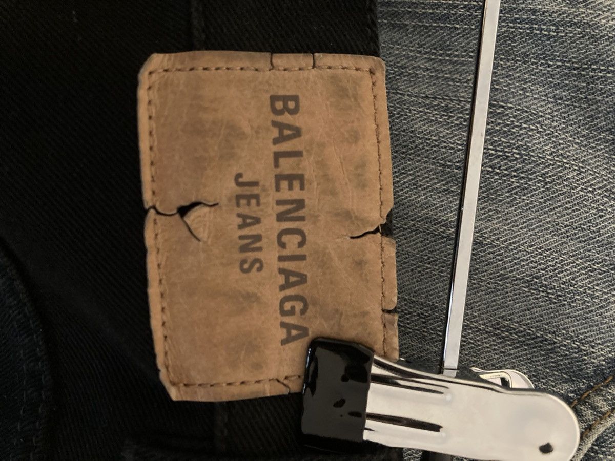 Balenciaga Balenciaga Black Baggy Jeans Size US 33 - 3 Thumbnail